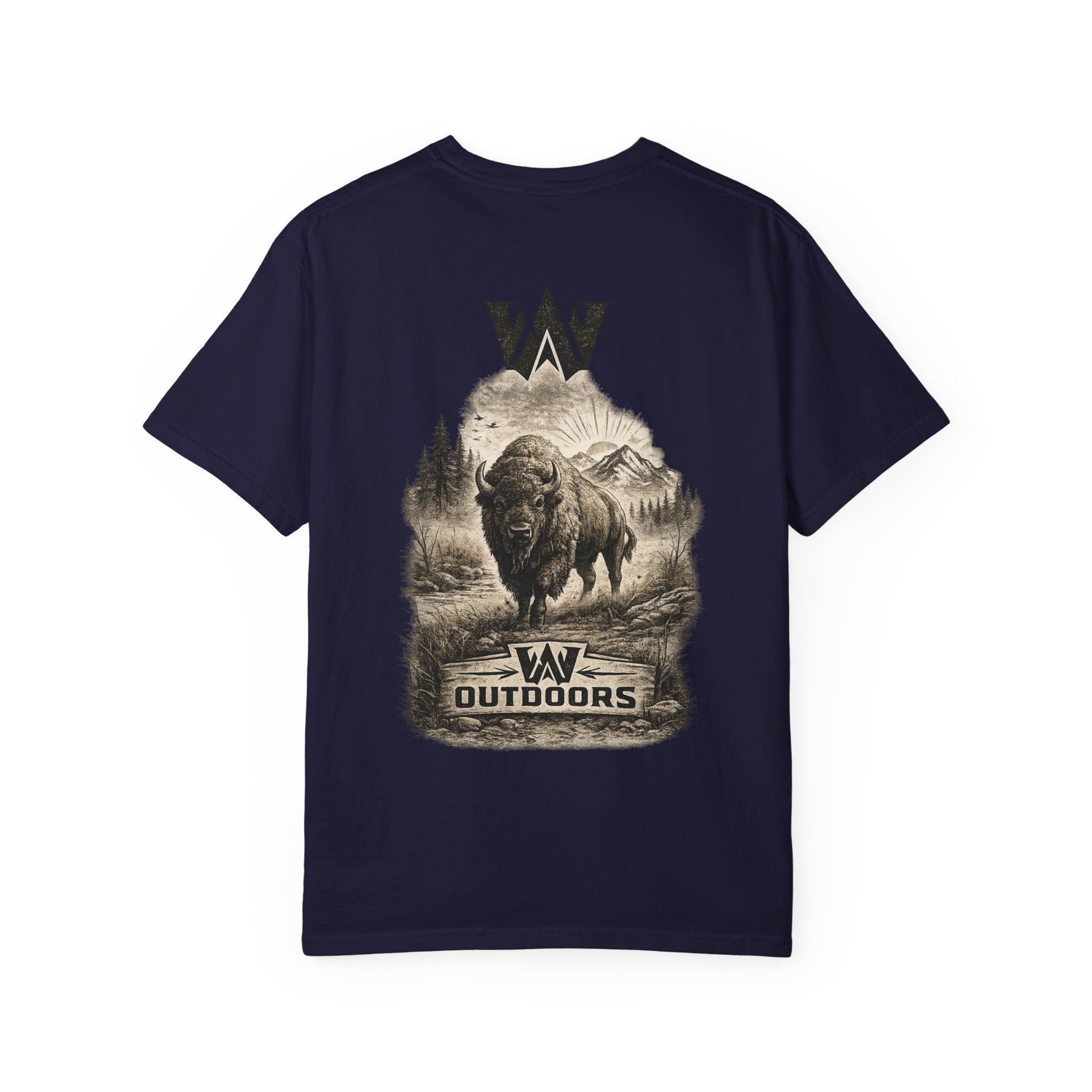 Bison Outdoors Graphic T-Shirt — Buffalo Wilderness Logo Tee
