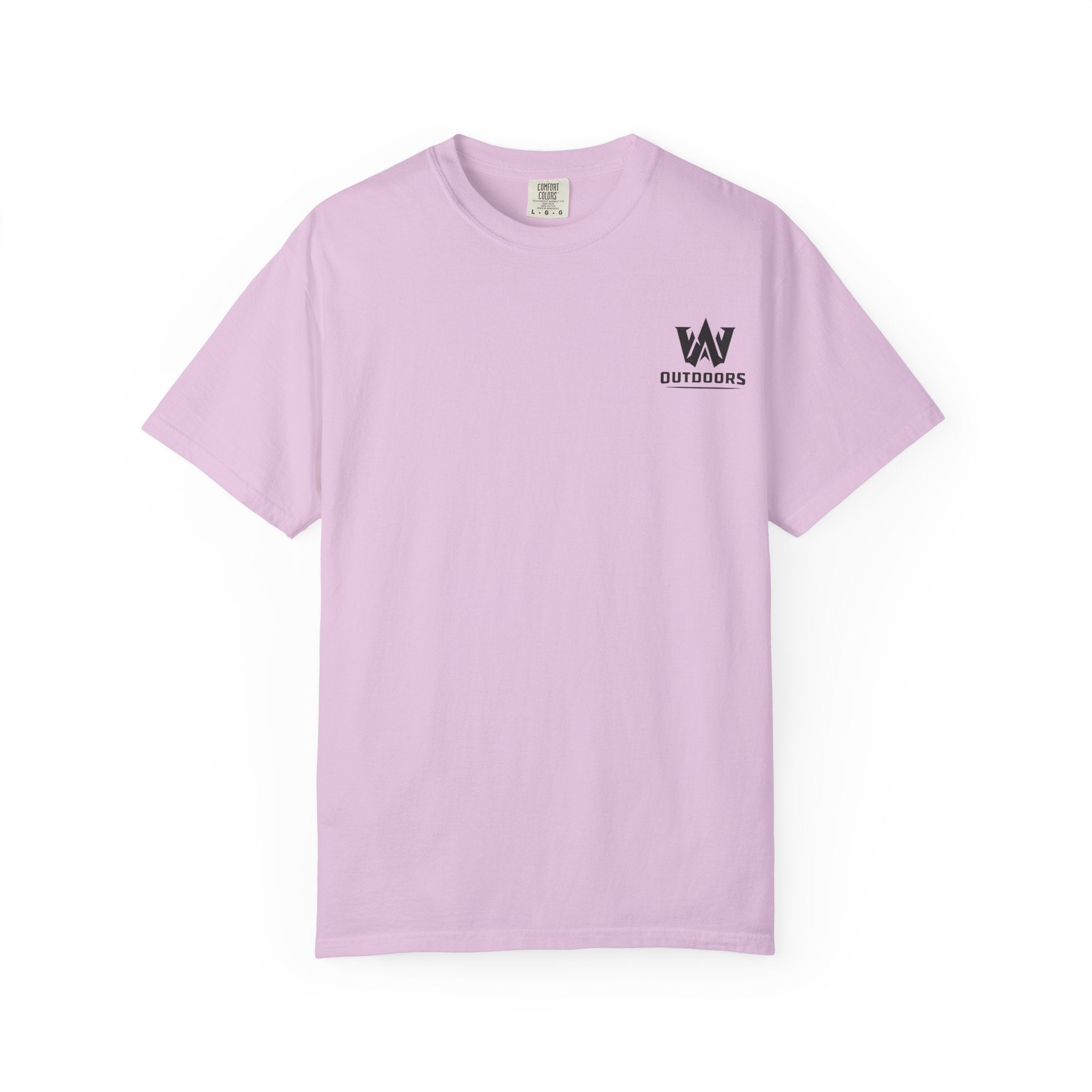 Outdoors Bass Fishing T‑Shirt — 'W Outdoors' Graphic Back Print