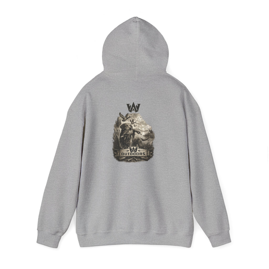 Outdoors Wolf Hoodie – Mountain & Wolf Graphic Hooded Sweatshirt