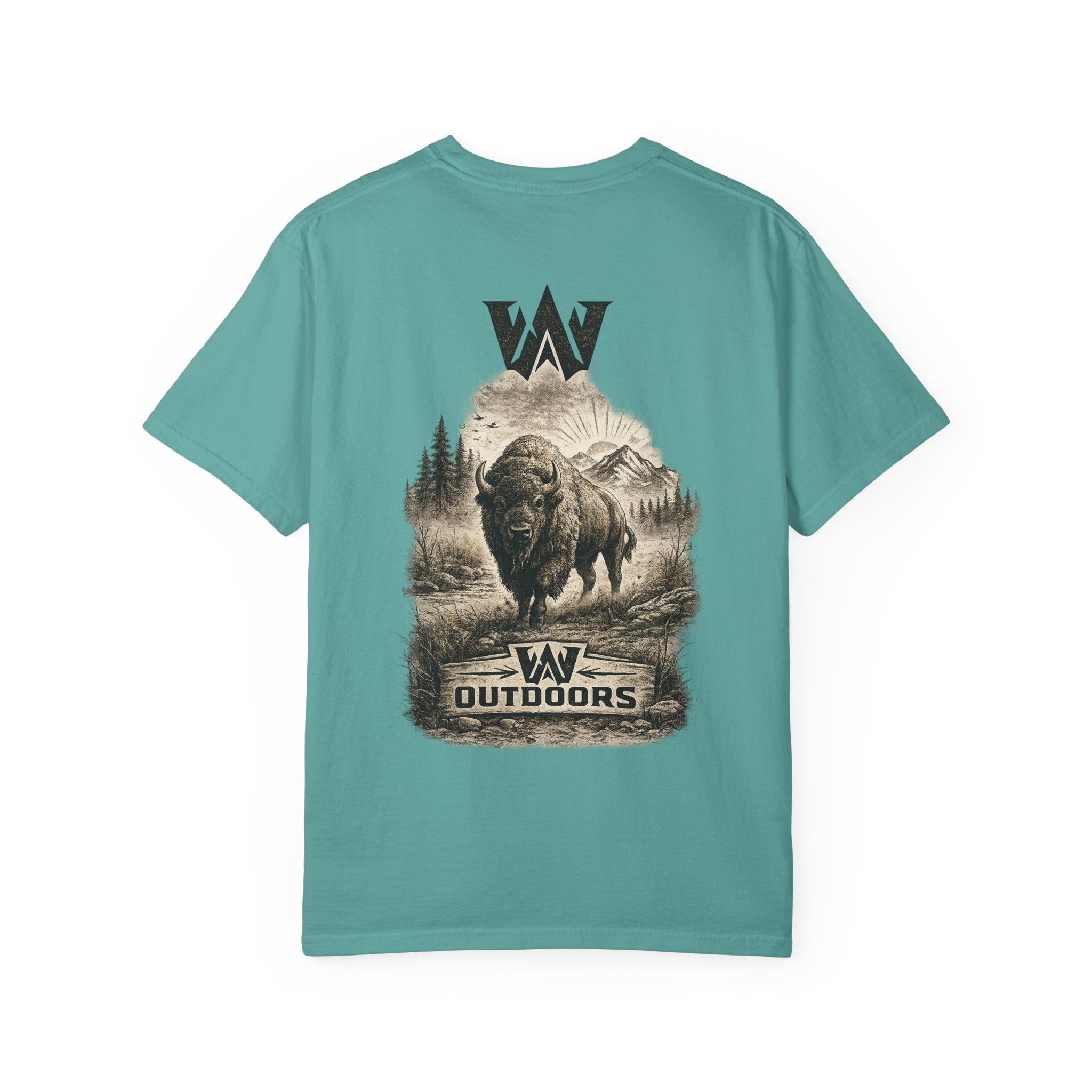 Bison Outdoors Graphic T-Shirt — Buffalo Wilderness Logo Tee