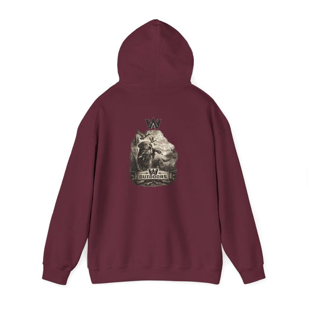 Outdoors Wolf Hoodie – Mountain & Wolf Graphic Hooded Sweatshirt