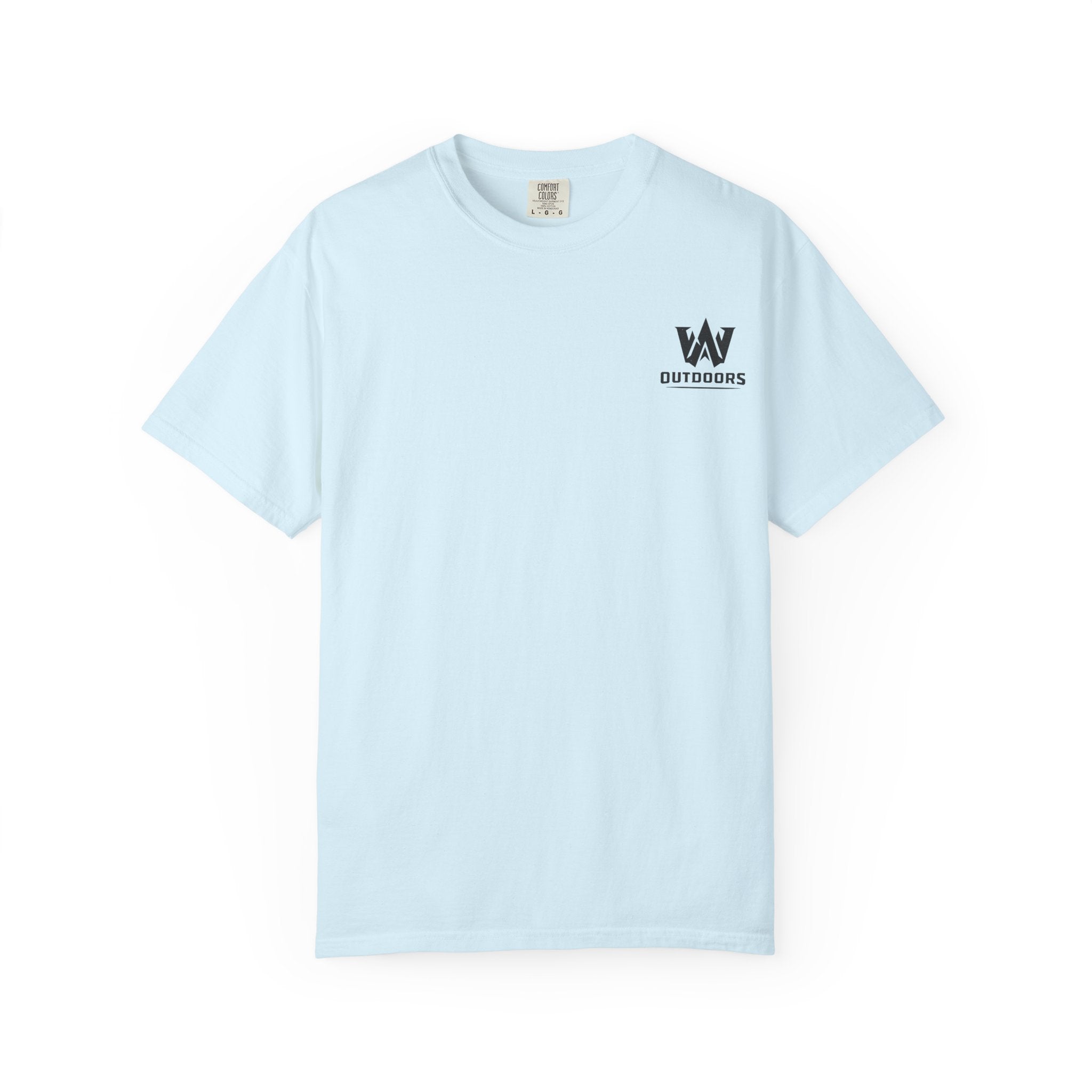 Outdoors Bass Fishing T‑Shirt — 'W Outdoors' Graphic Back Print