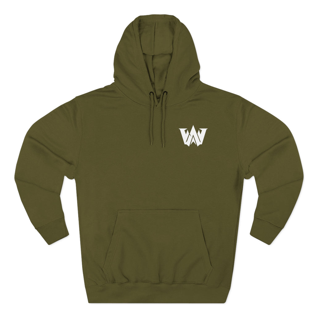 Outdoor Buffalo Graphic Hoodie — "W Outdoors" Fleece Pullover