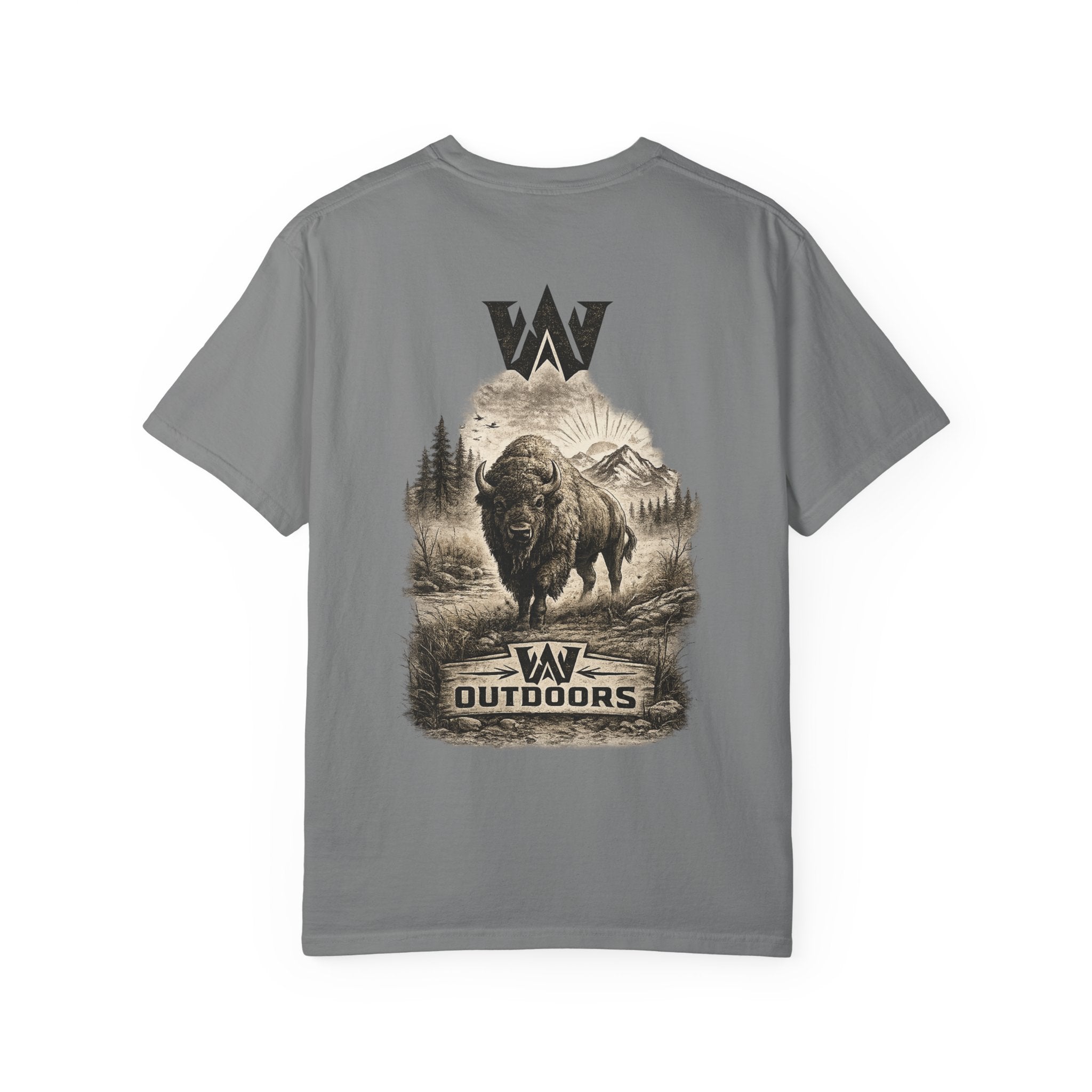 Bison Outdoors Graphic T-Shirt — Buffalo Wilderness Logo Tee