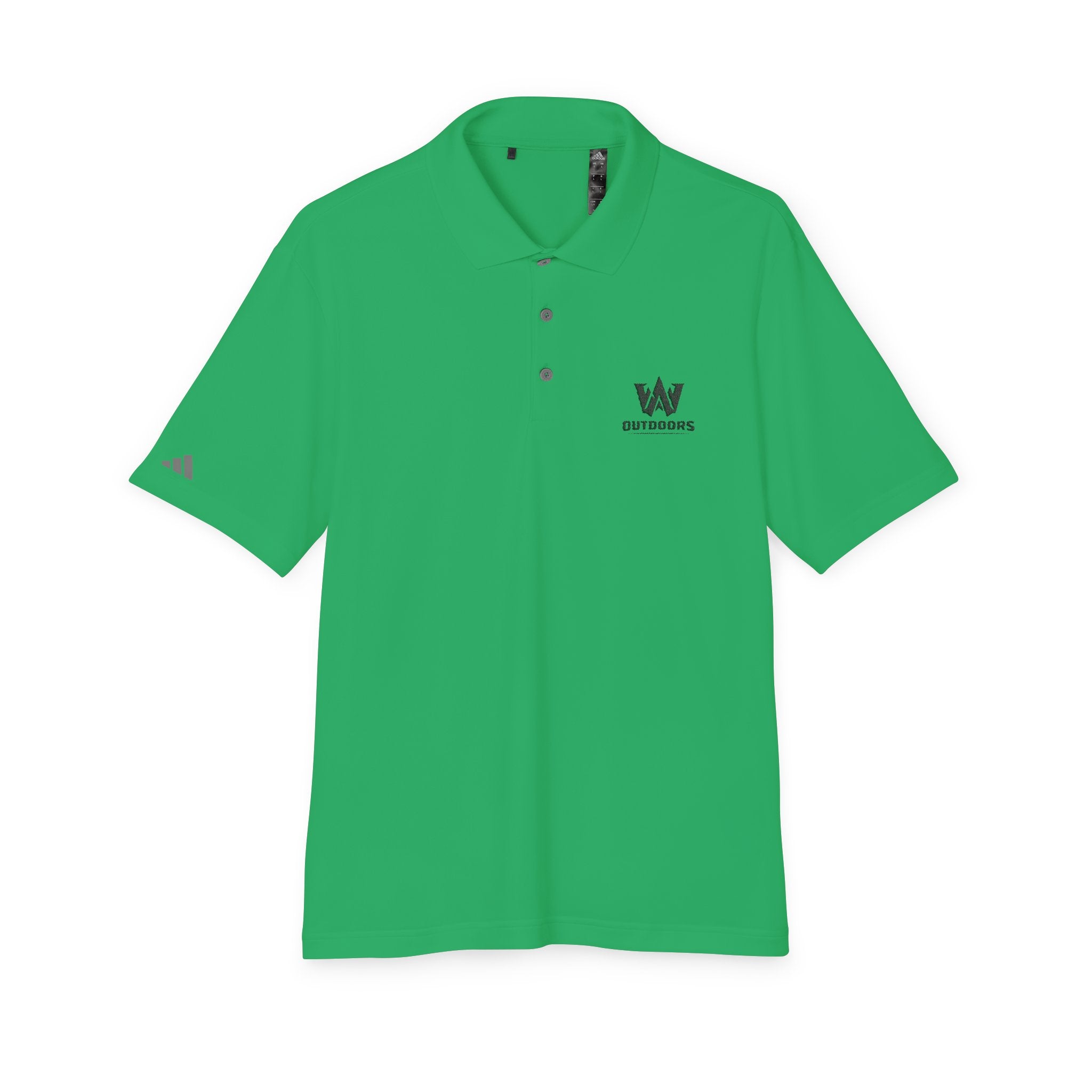 Performance Polo — Minimal 'Outdoors' Logo Athletic Golf Shirt