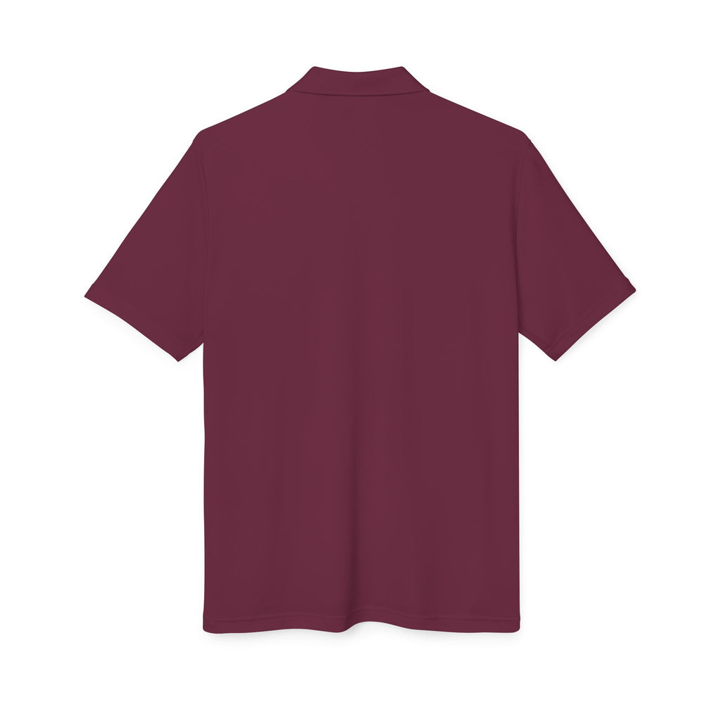 Performance Polo — Minimal 'Outdoors' Logo Athletic Golf Shirt