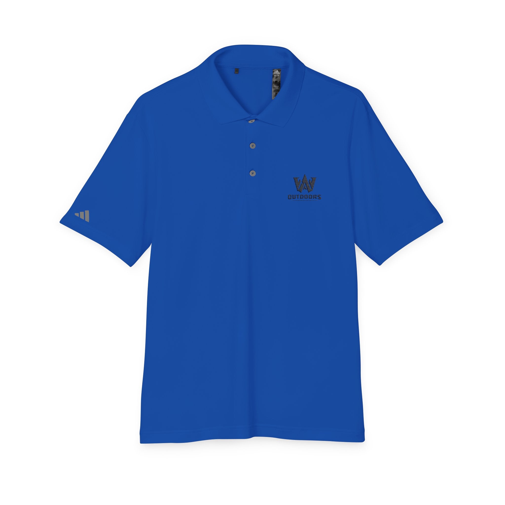 Performance Polo — Minimal 'Outdoors' Logo Athletic Golf Shirt