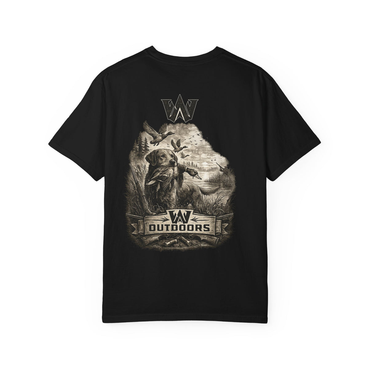 Outdoors duck&dog T‑Shirt