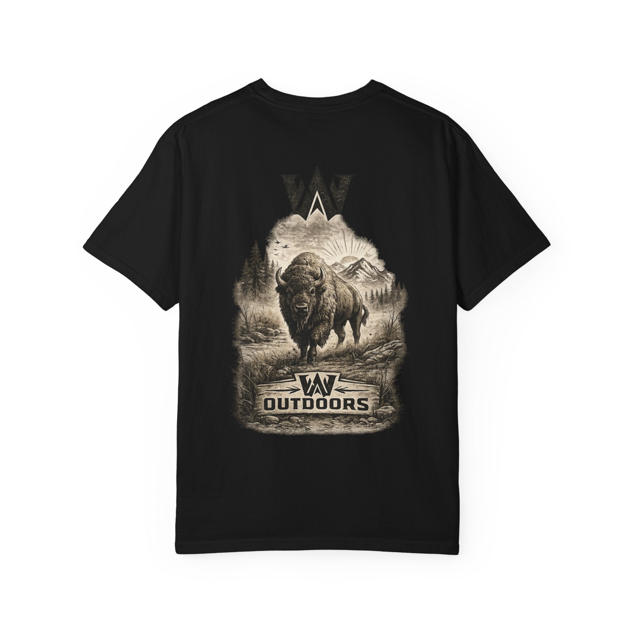 Bison Outdoors Graphic T-Shirt — Buffalo Wilderness Logo Tee