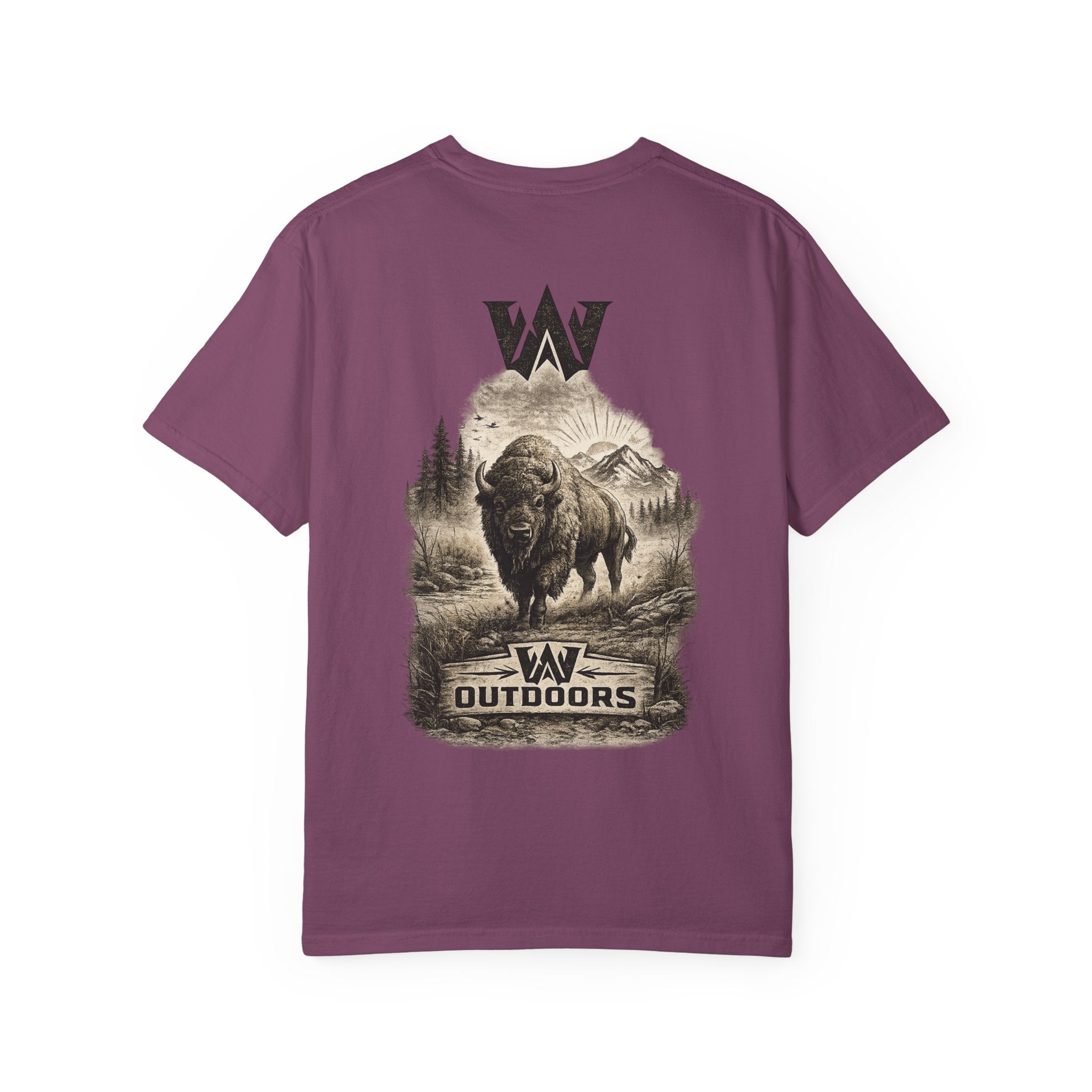 Bison Outdoors Graphic T-Shirt — Buffalo Wilderness Logo Tee