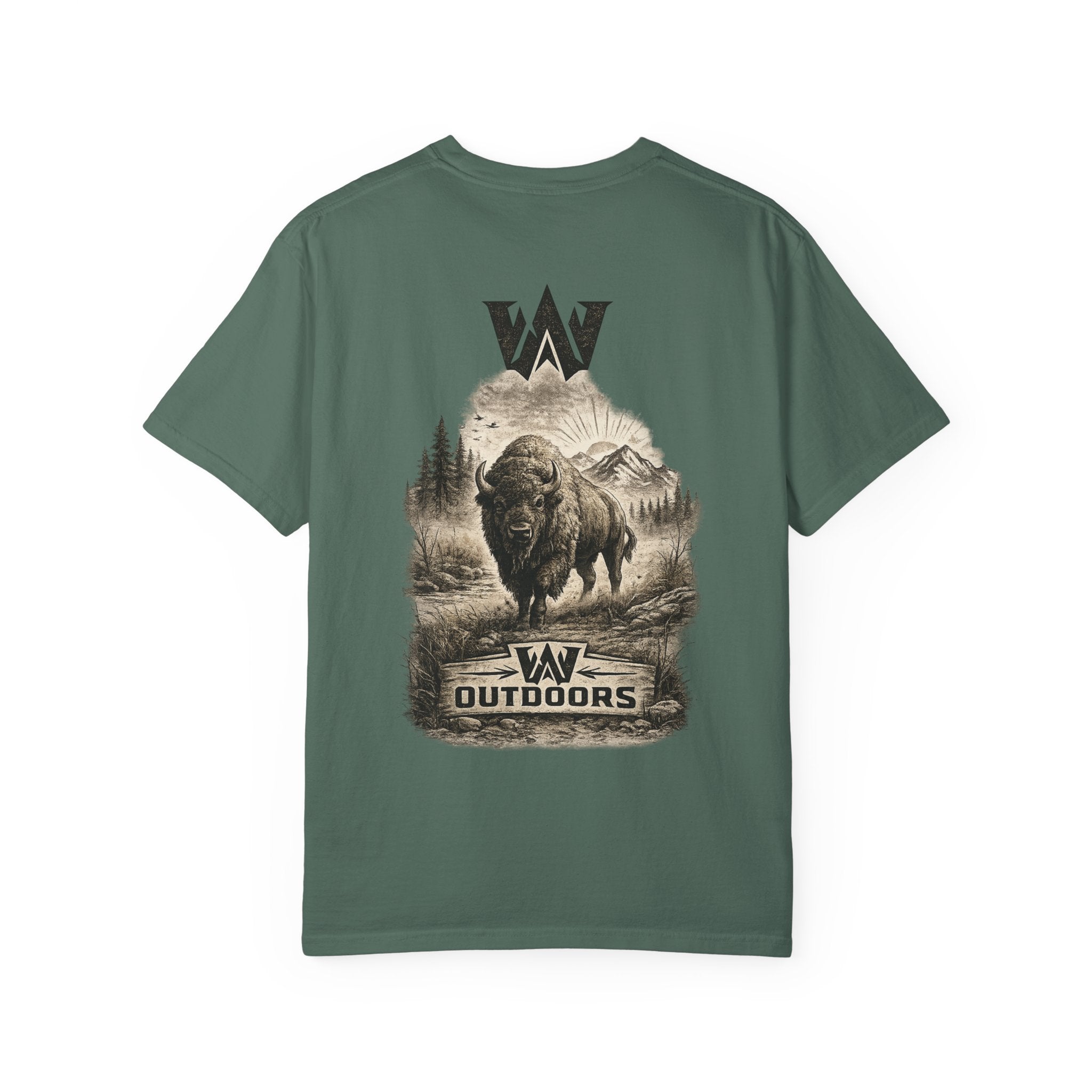 Bison Outdoors Graphic T-Shirt — Buffalo Wilderness Logo Tee