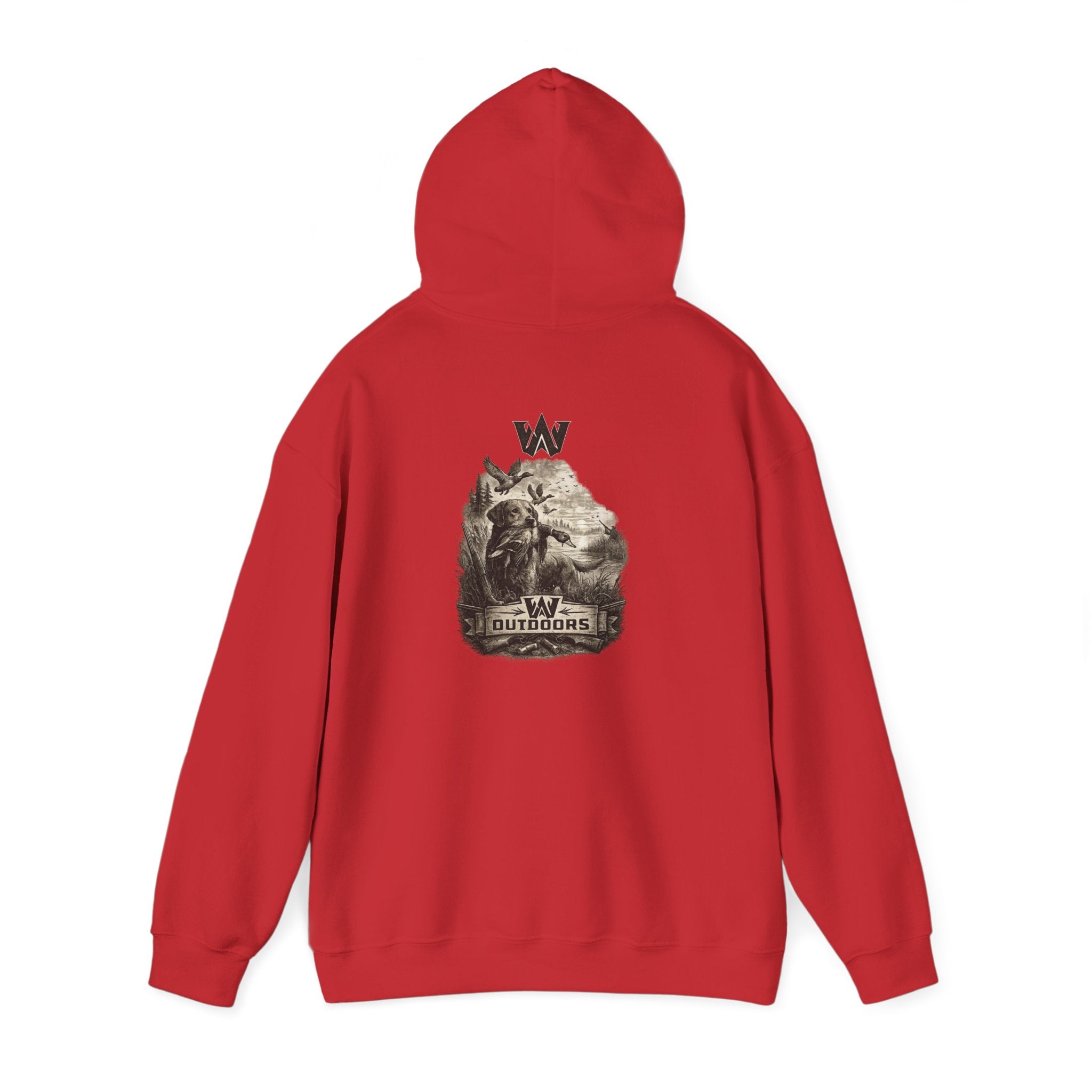 Outdoors Wolf Hoodie – Mountain & Wolf Graphic Hooded Sweatshirt