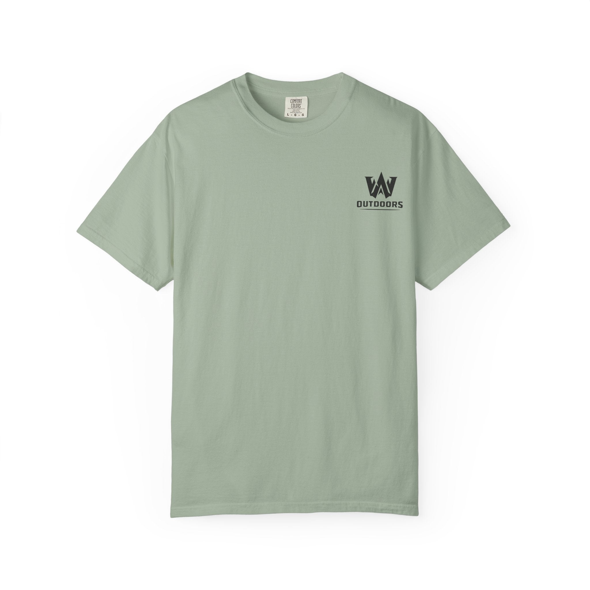 Outdoors Bass Fishing T‑Shirt — 'W Outdoors' Graphic Back Print