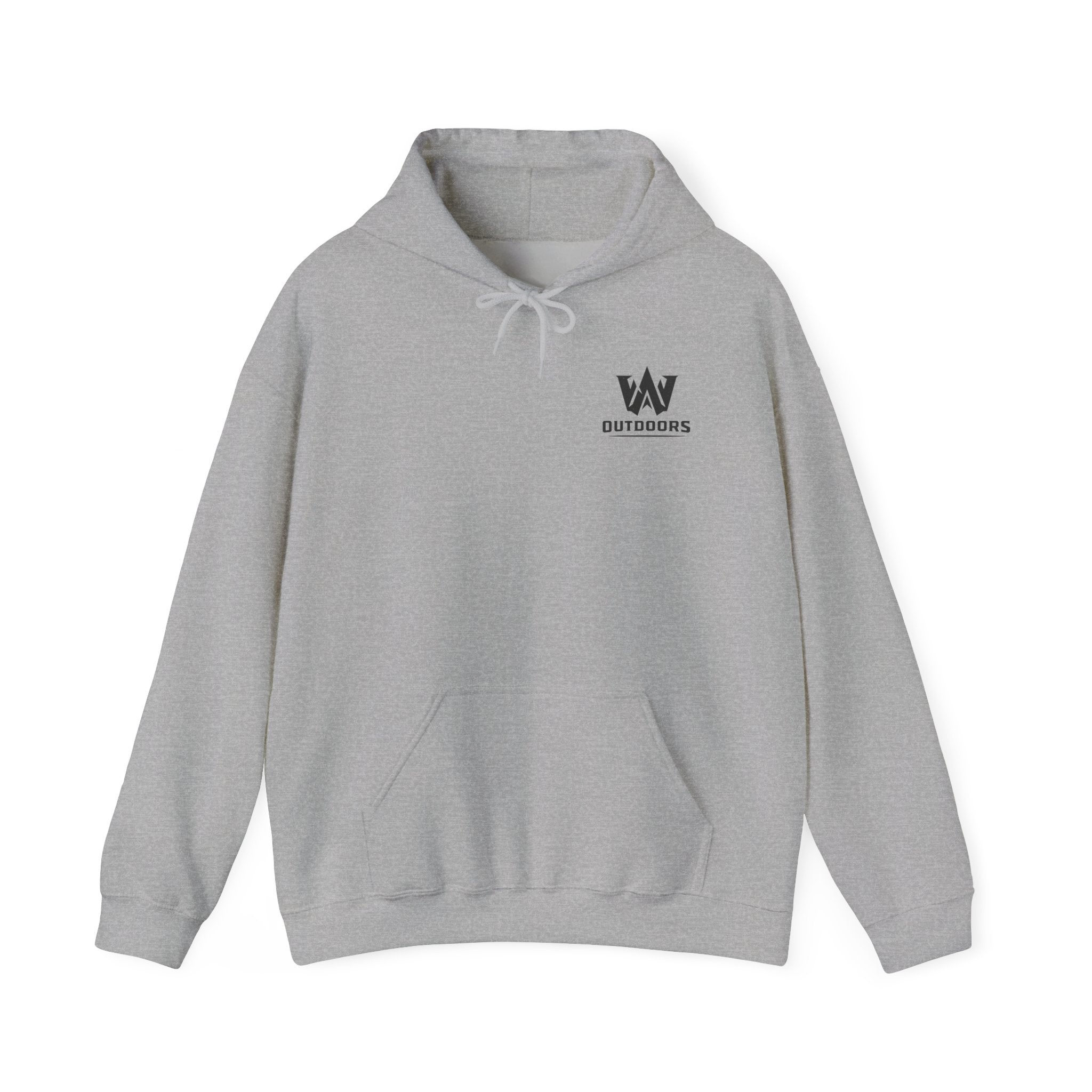 Outdoors Wolf Hoodie – Mountain & Wolf Graphic Hooded Sweatshirt