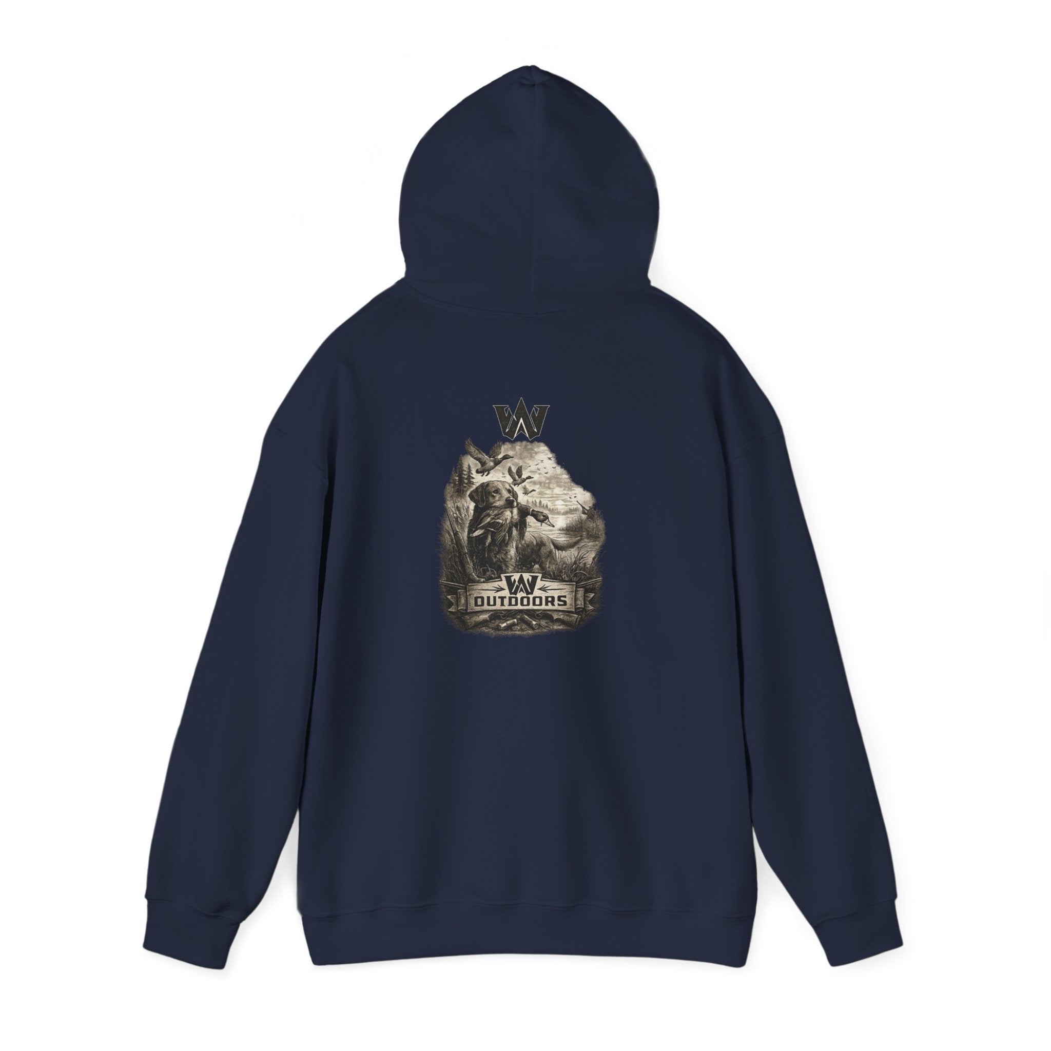 Outdoors Wolf Hoodie – Mountain & Wolf Graphic Hooded Sweatshirt