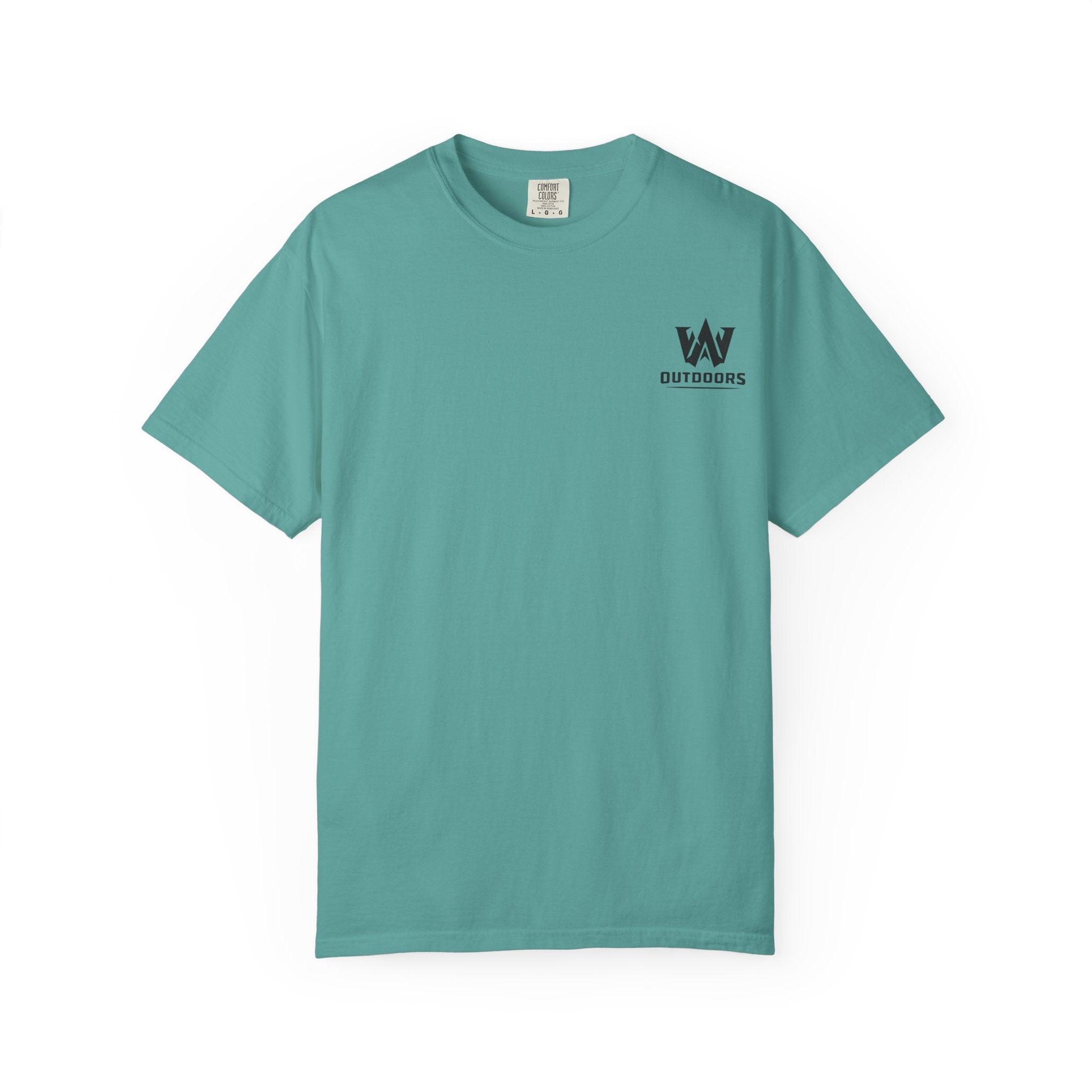 Outdoors Bass Fishing T‑Shirt — 'W Outdoors' Graphic Back Print