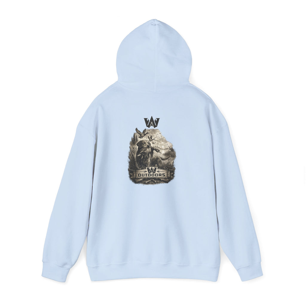 Outdoors Wolf Hoodie – Mountain & Wolf Graphic Hooded Sweatshirt