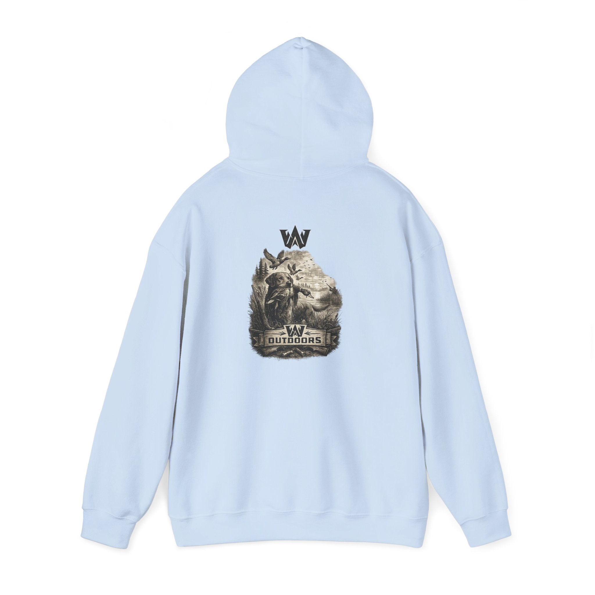 Outdoors Wolf Hoodie – Mountain & Wolf Graphic Hooded Sweatshirt