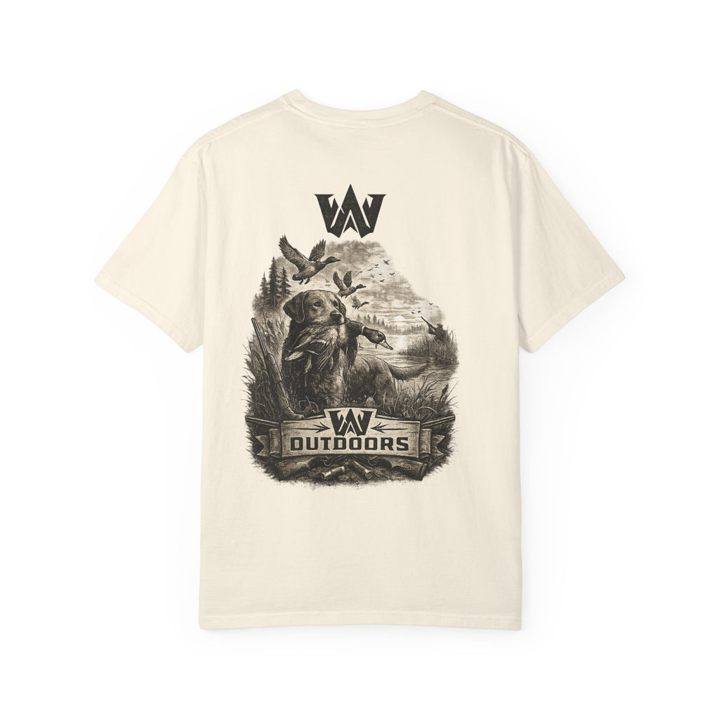 Outdoors Bass Fishing T‑Shirt — 'W Outdoors' Graphic Back Print