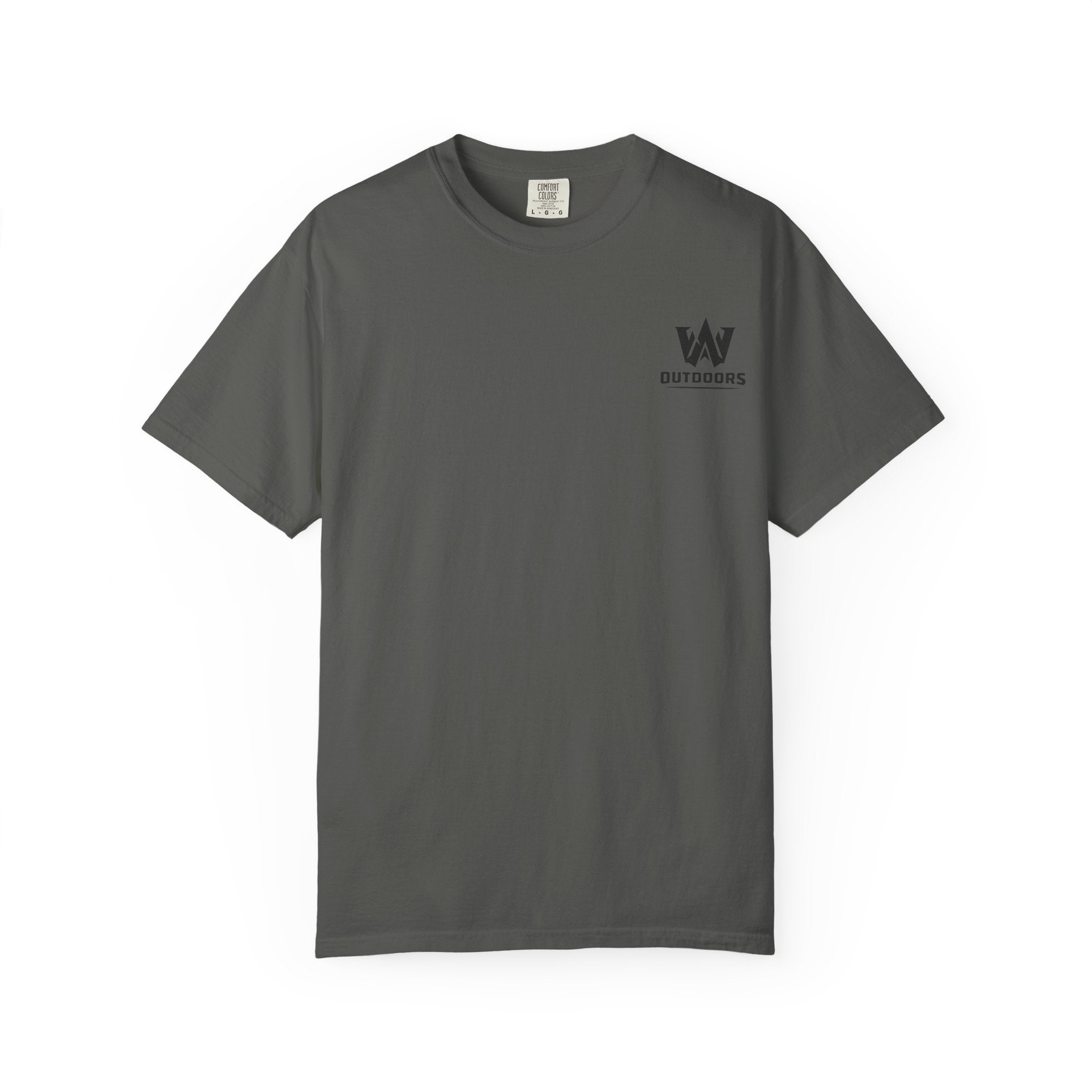 Outdoors Bass Fishing T‑Shirt — 'W Outdoors' Graphic Back Print