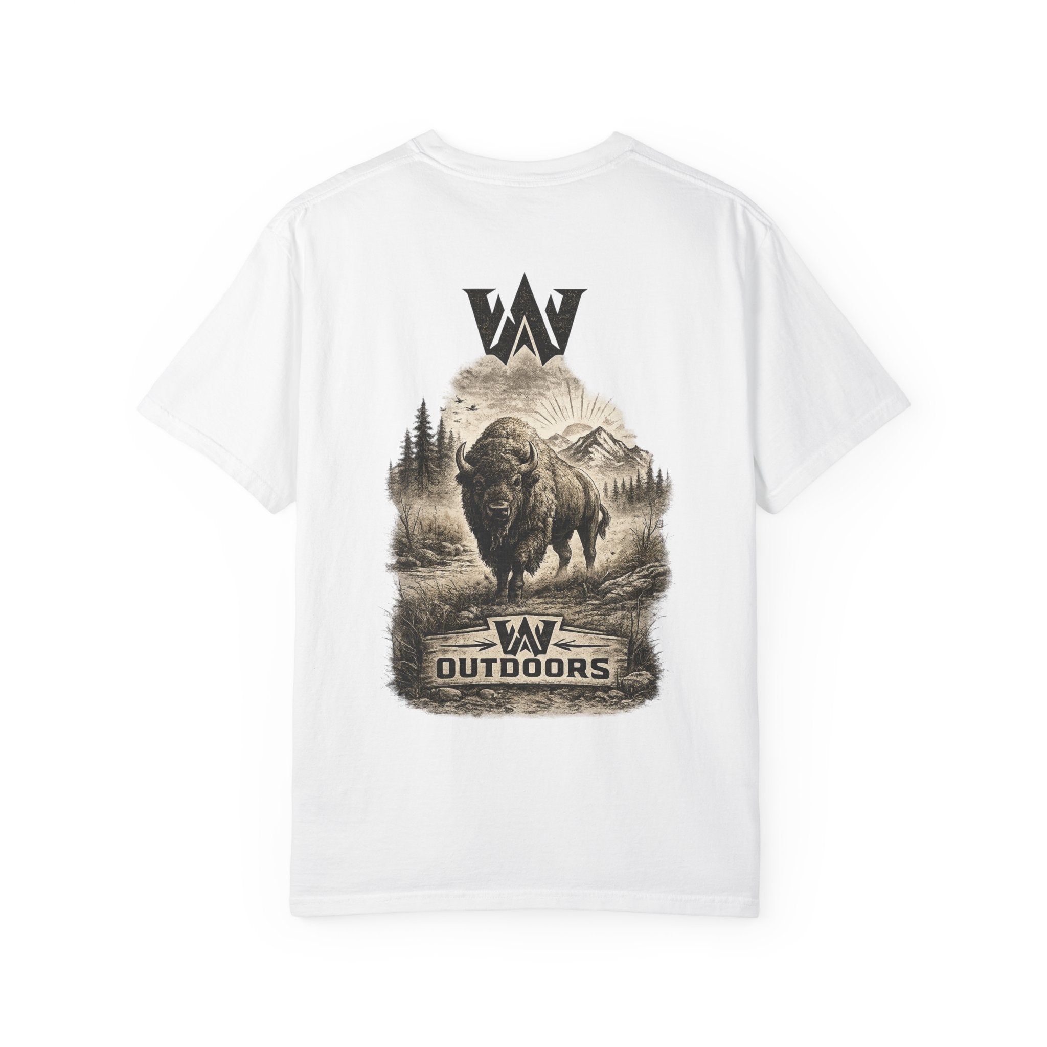 Bison Outdoors Graphic T-Shirt — Buffalo Wilderness Logo Tee