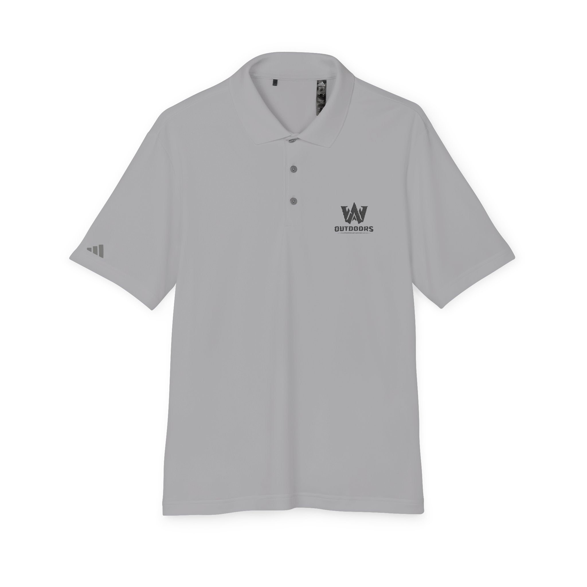 Performance Polo — Minimal 'Outdoors' Logo Athletic Golf Shirt