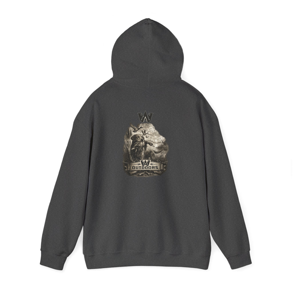 Outdoors Wolf Hoodie – Mountain & Wolf Graphic Hooded Sweatshirt