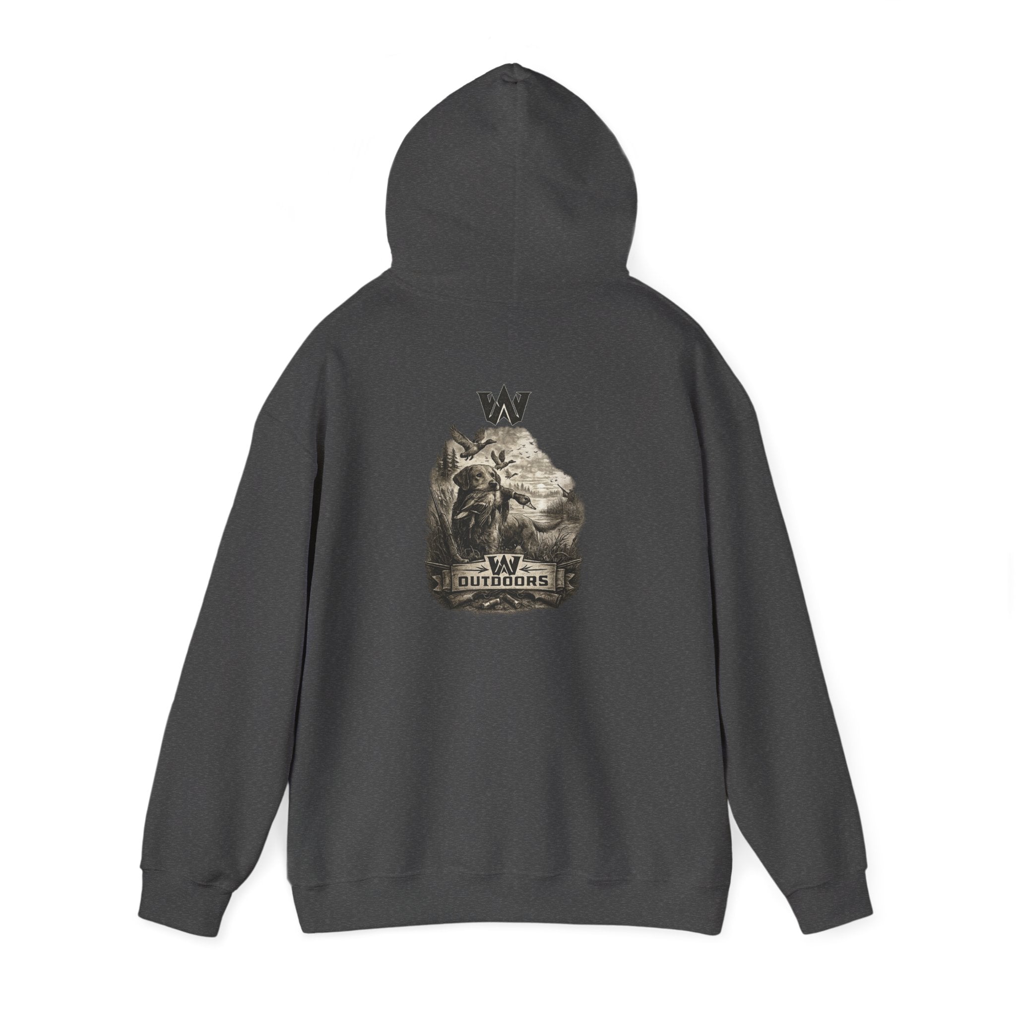 Outdoors Wolf Hoodie – Mountain & Wolf Graphic Hooded Sweatshirt