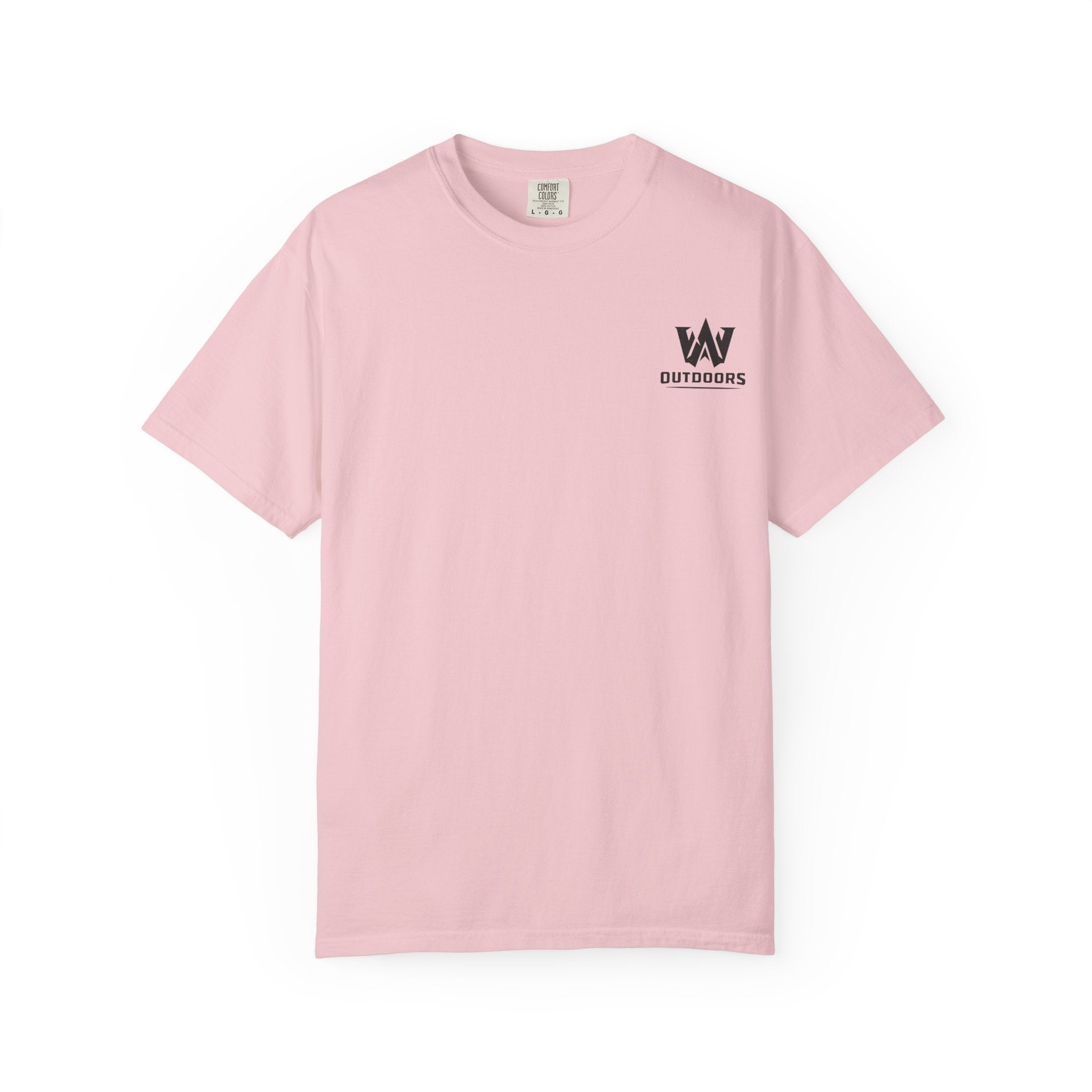 Outdoors Bass Fishing T‑Shirt — 'W Outdoors' Graphic Back Print