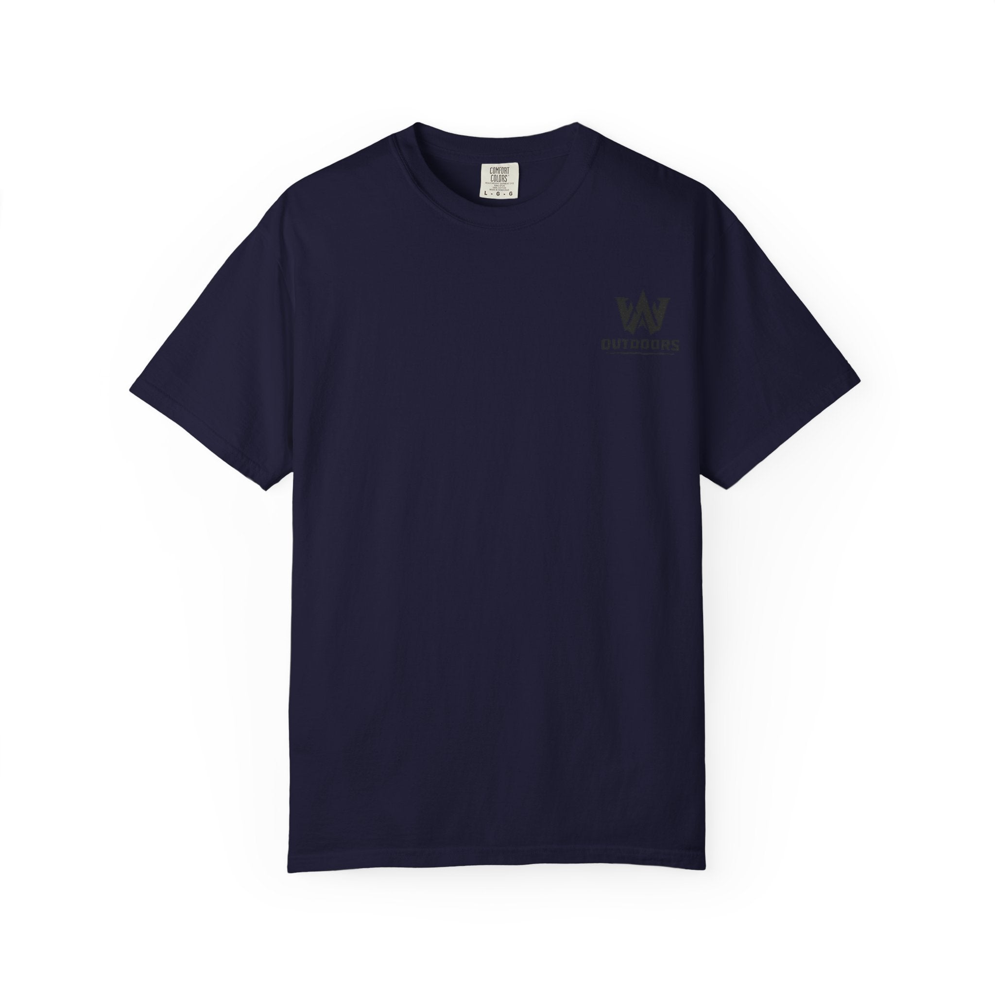 Outdoors Bass Fishing T‑Shirt — 'W Outdoors' Graphic Back Print