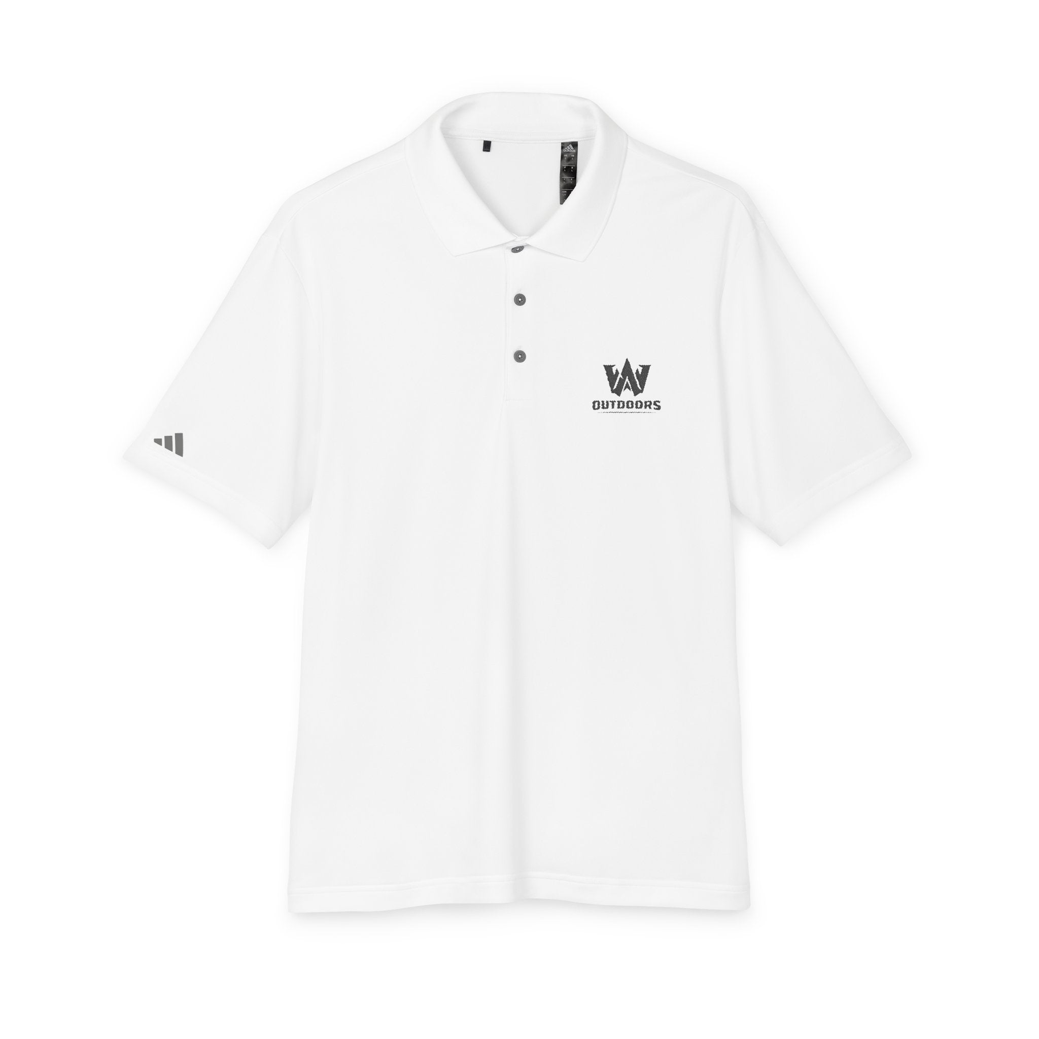 Performance Polo — Minimal 'Outdoors' Logo Athletic Golf Shirt