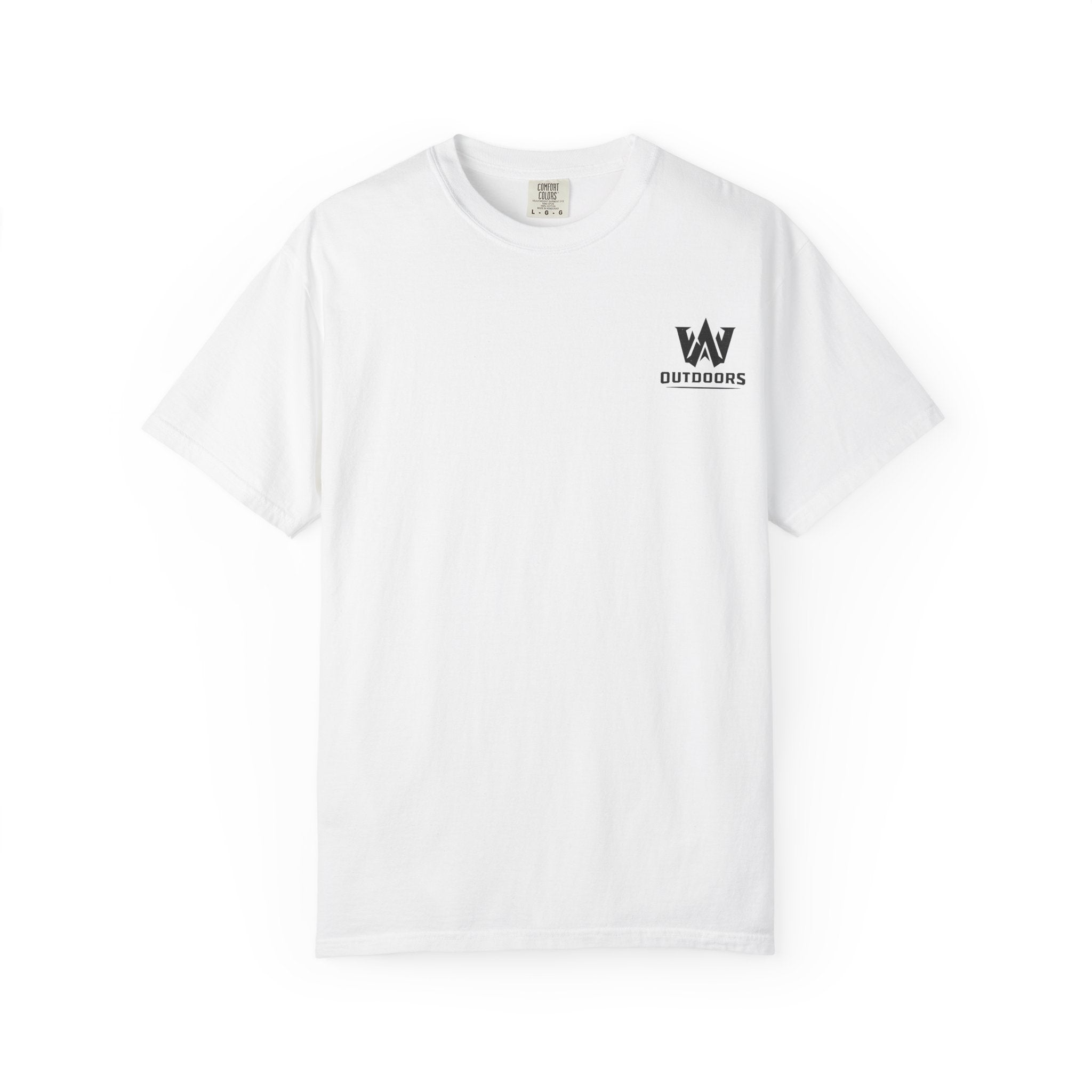 Outdoors Bass Fishing T‑Shirt — 'W Outdoors' Graphic Back Print