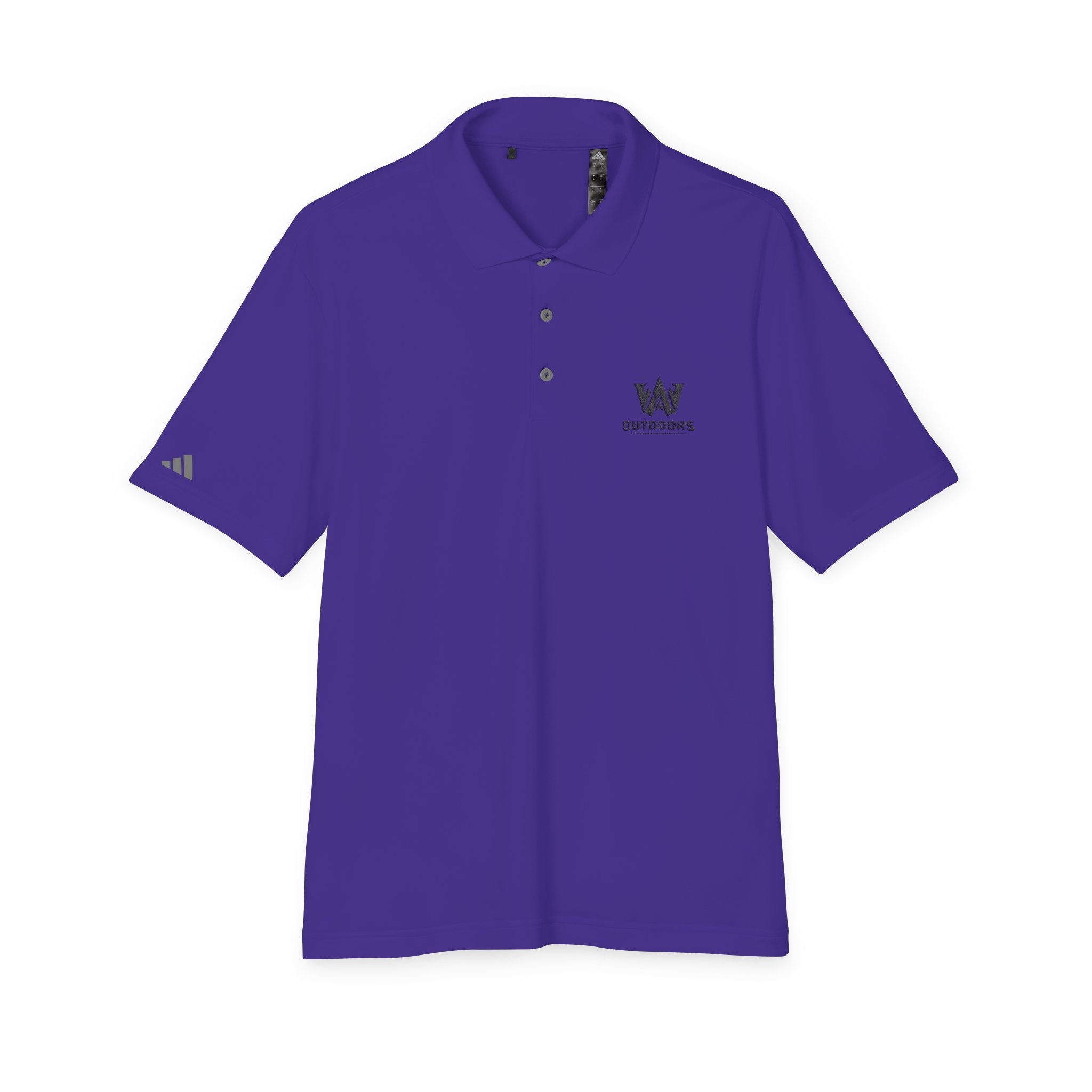 Performance Polo — Minimal 'Outdoors' Logo Athletic Golf Shirt