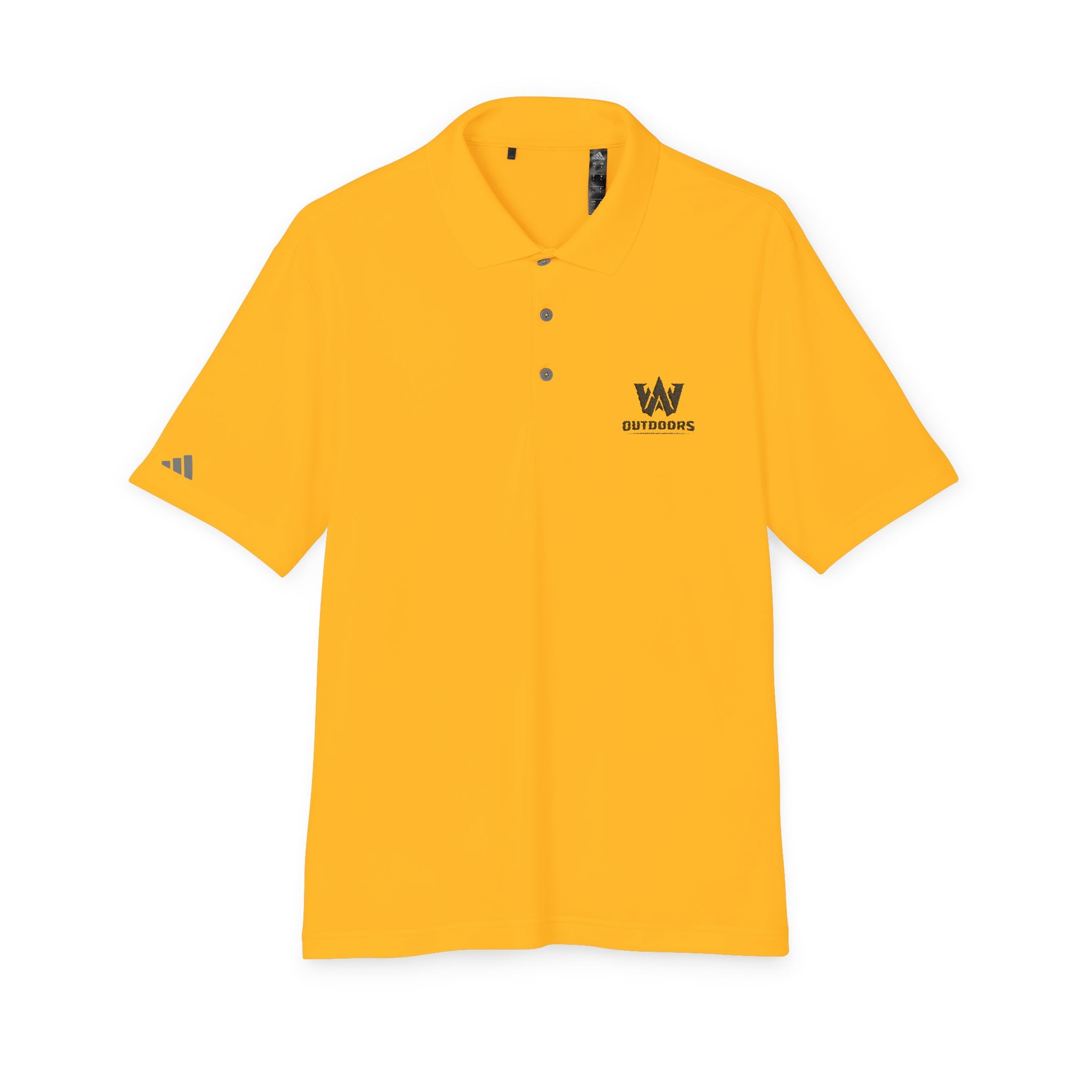 Performance Polo — Minimal 'Outdoors' Logo Athletic Golf Shirt