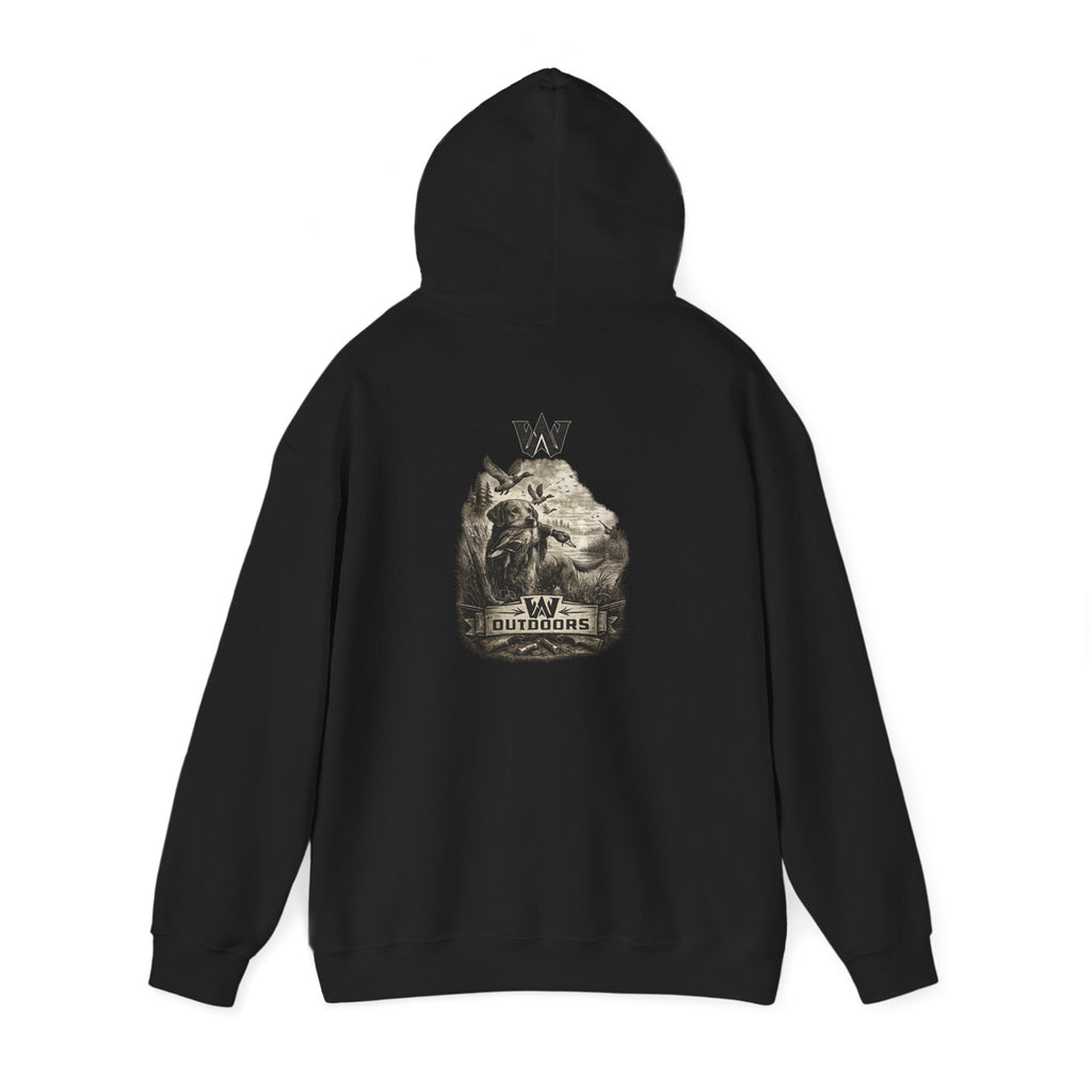 Outdoors Wolf Hoodie – Mountain & Wolf Graphic Hooded Sweatshirt