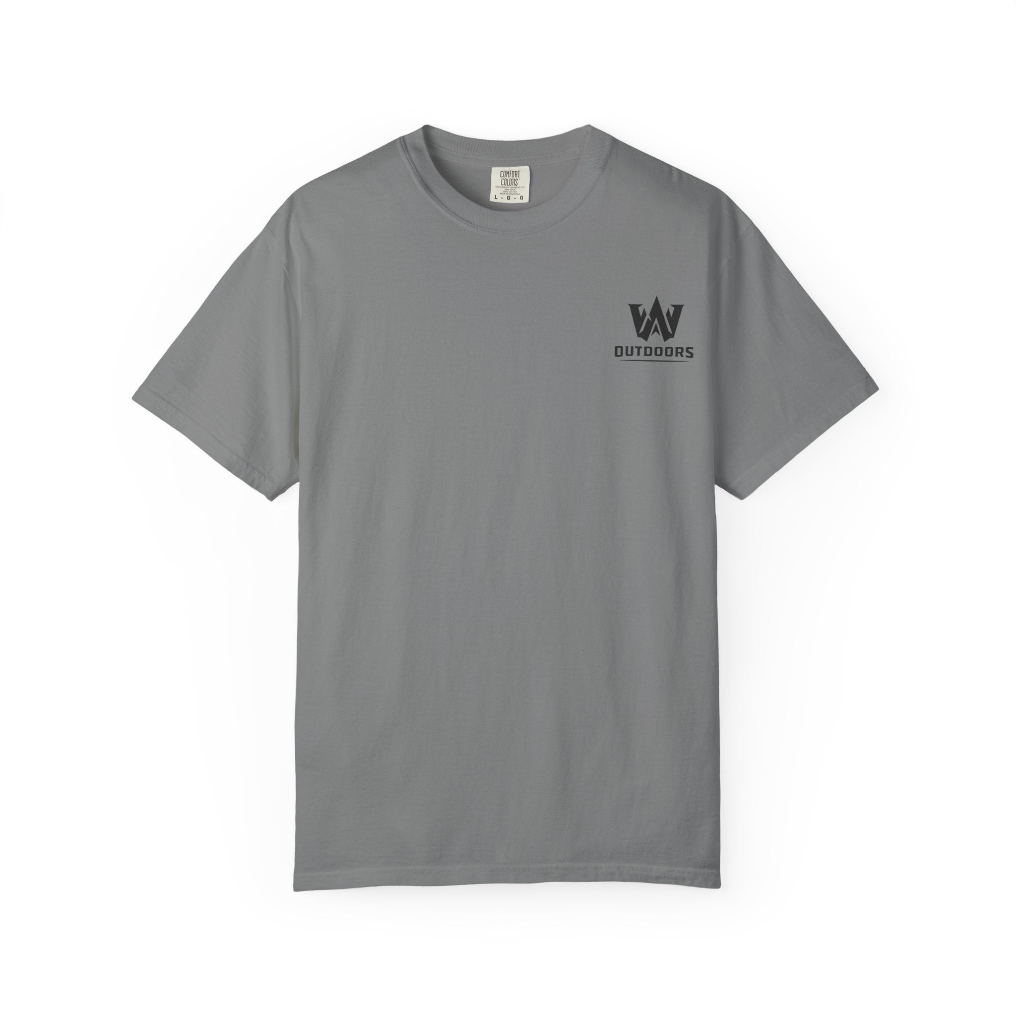 Outdoors Bass Fishing T‑Shirt — 'W Outdoors' Graphic Back Print