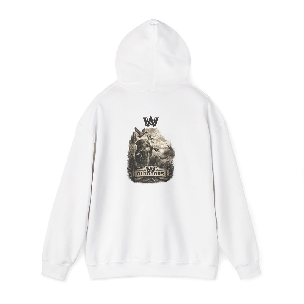 Outdoors Wolf Hoodie – Mountain & Wolf Graphic Hooded Sweatshirt