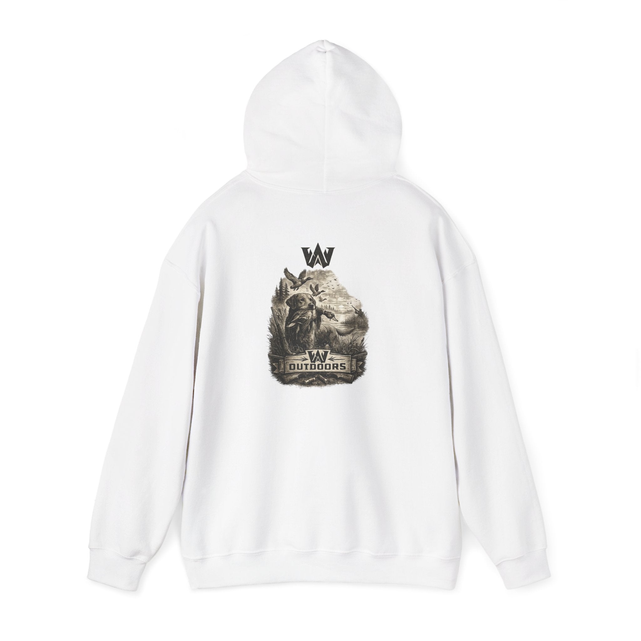 Outdoors Wolf Hoodie – Mountain & Wolf Graphic Hooded Sweatshirt