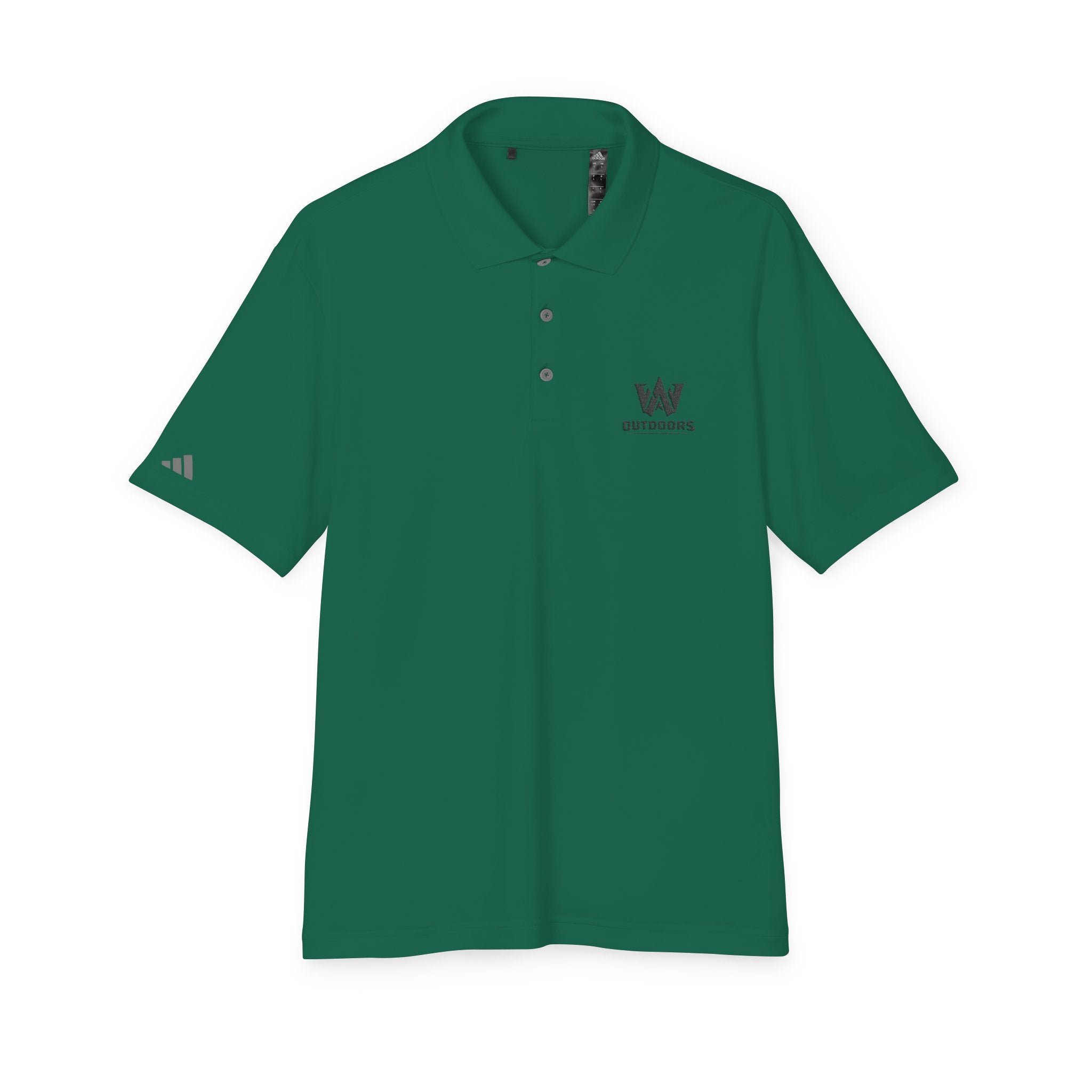 Performance Polo — Minimal 'Outdoors' Logo Athletic Golf Shirt