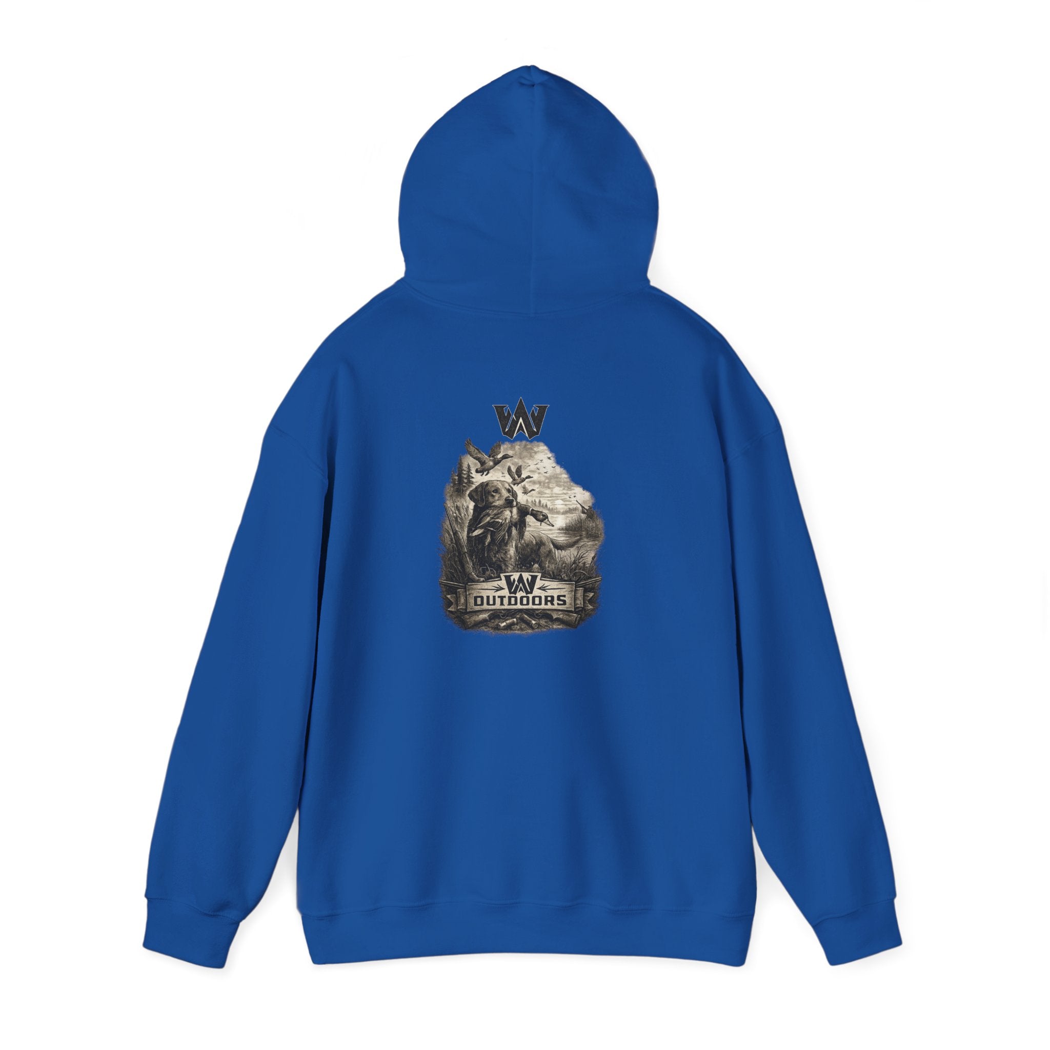 Outdoors Wolf Hoodie – Mountain & Wolf Graphic Hooded Sweatshirt