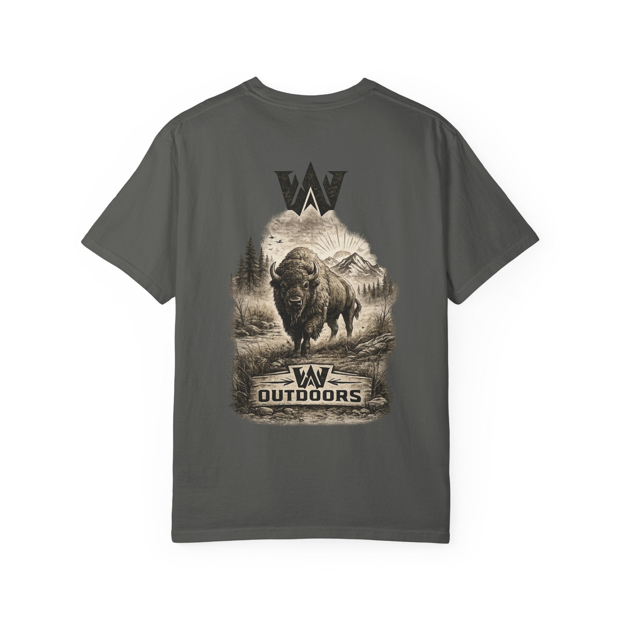Bison Outdoors Graphic T-Shirt — Buffalo Wilderness Logo Tee