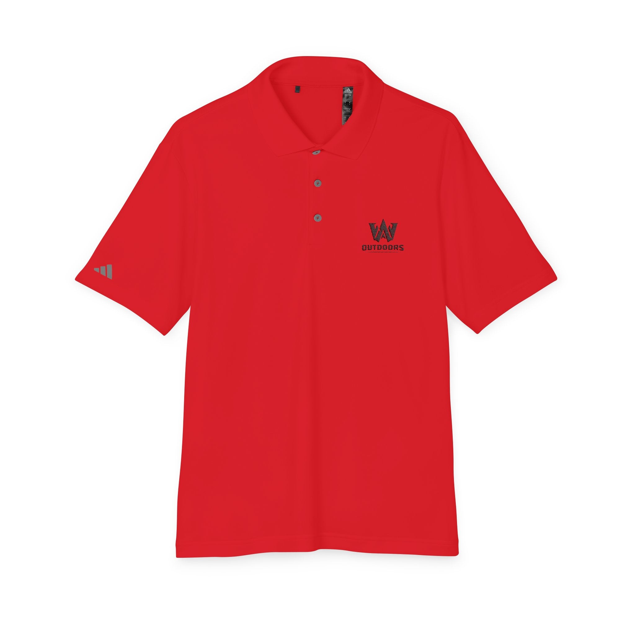 Performance Polo — Minimal 'Outdoors' Logo Athletic Golf Shirt