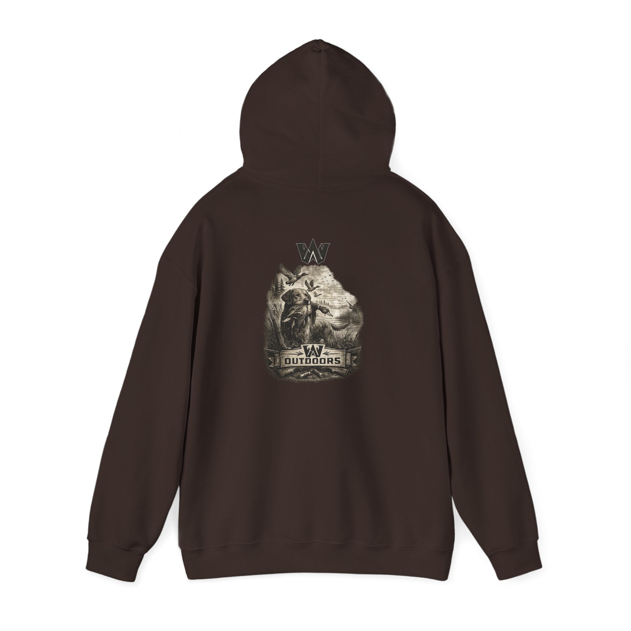 Outdoors Wolf Hoodie – Mountain & Wolf Graphic Hooded Sweatshirt