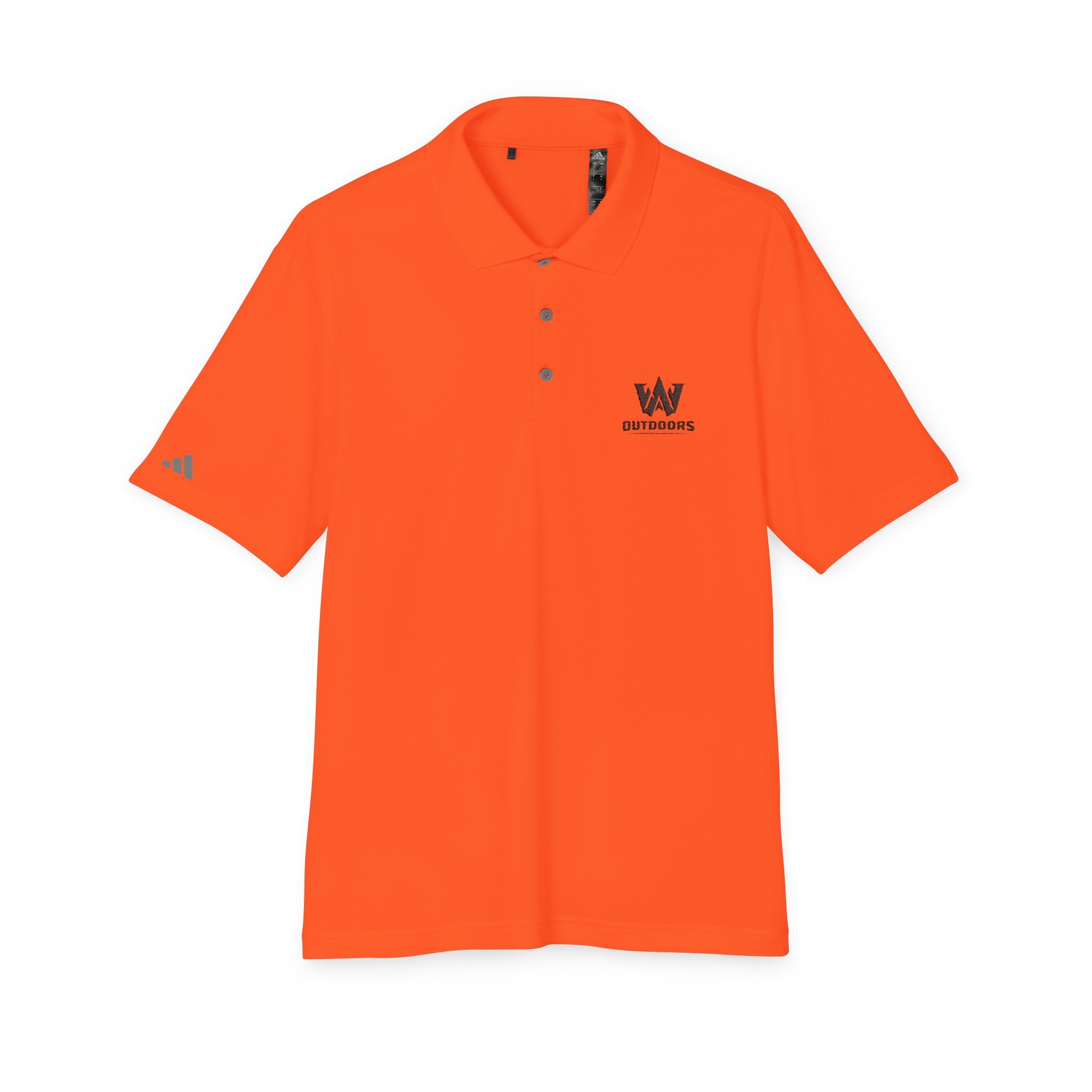Performance Polo — Minimal 'Outdoors' Logo Athletic Golf Shirt